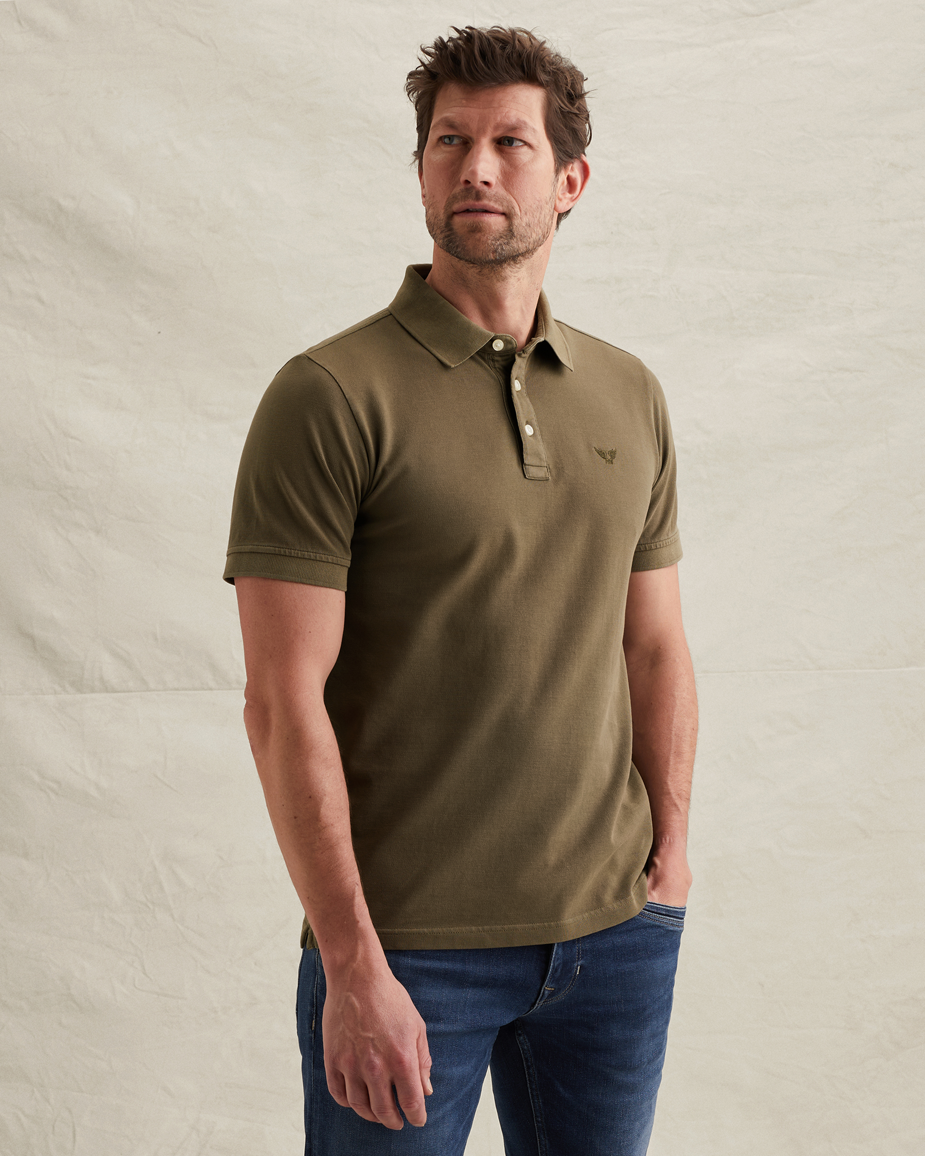 PME Legend Polo shirt with ribbed collarx