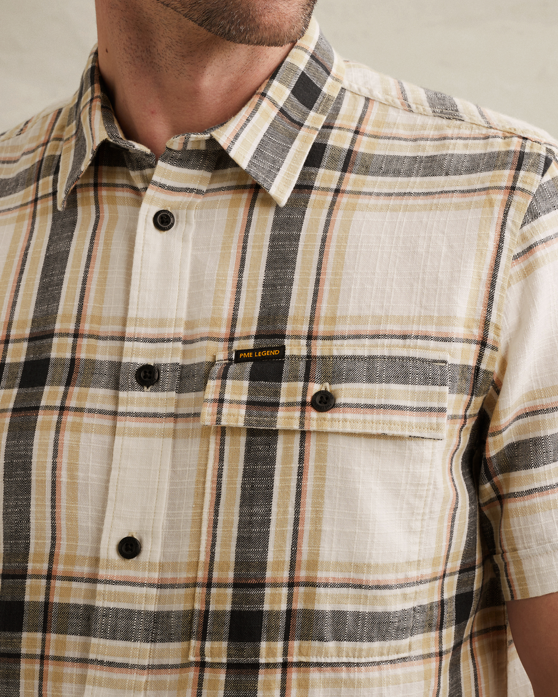 PME Legend Shirt with short sleeves and chest pocketx