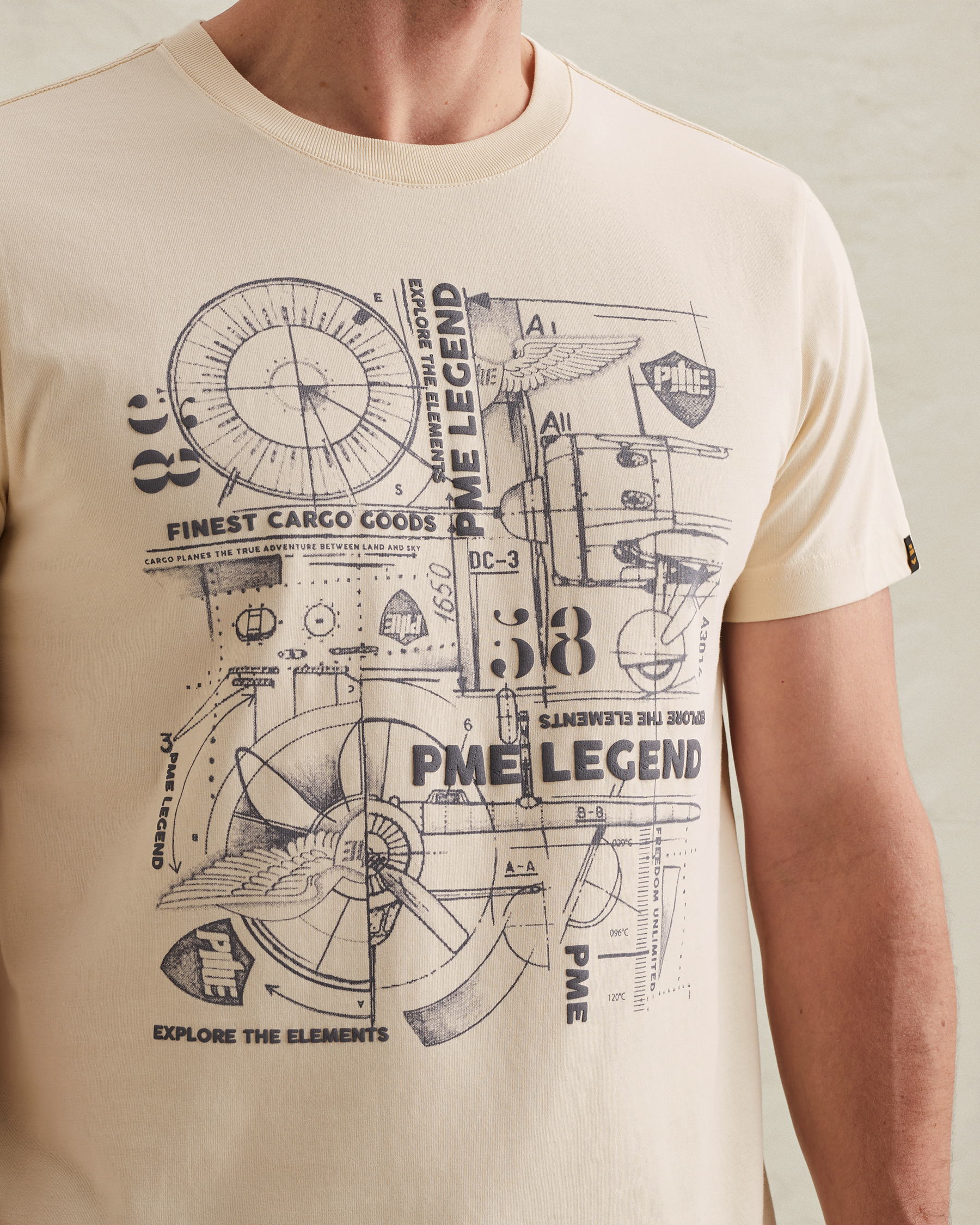 PME Legend T-shirt with cargo artworkx