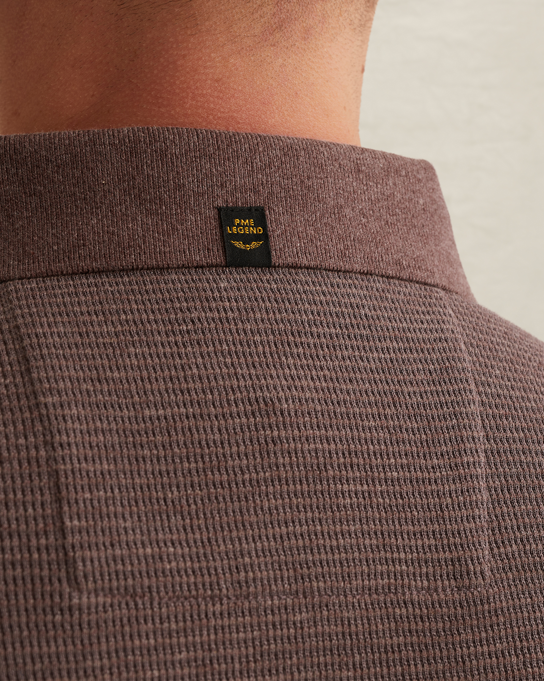 PME Legend Polo shirt with two-tone stripe patternx