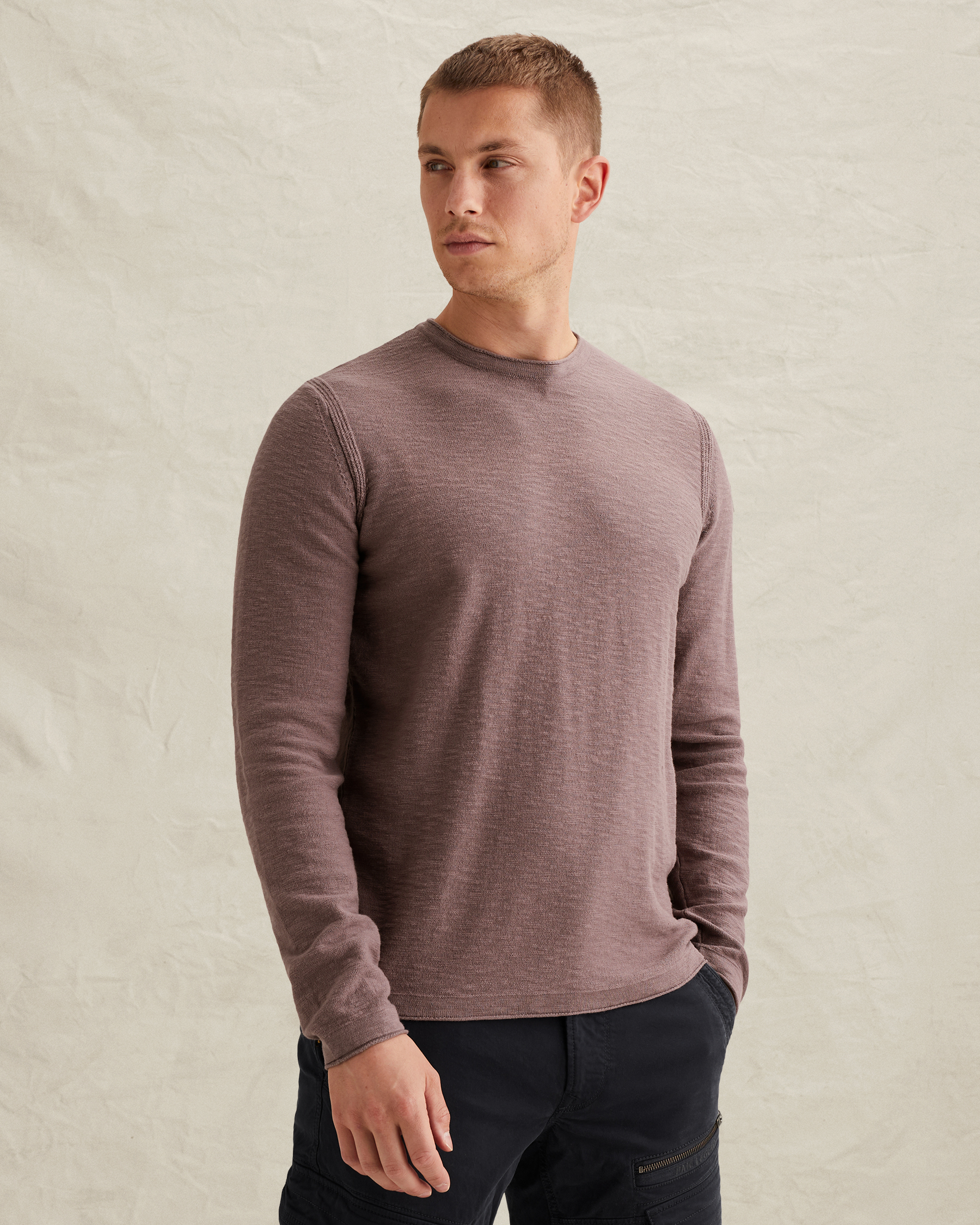 PME Legend Pullover with badge and contrast detailx
