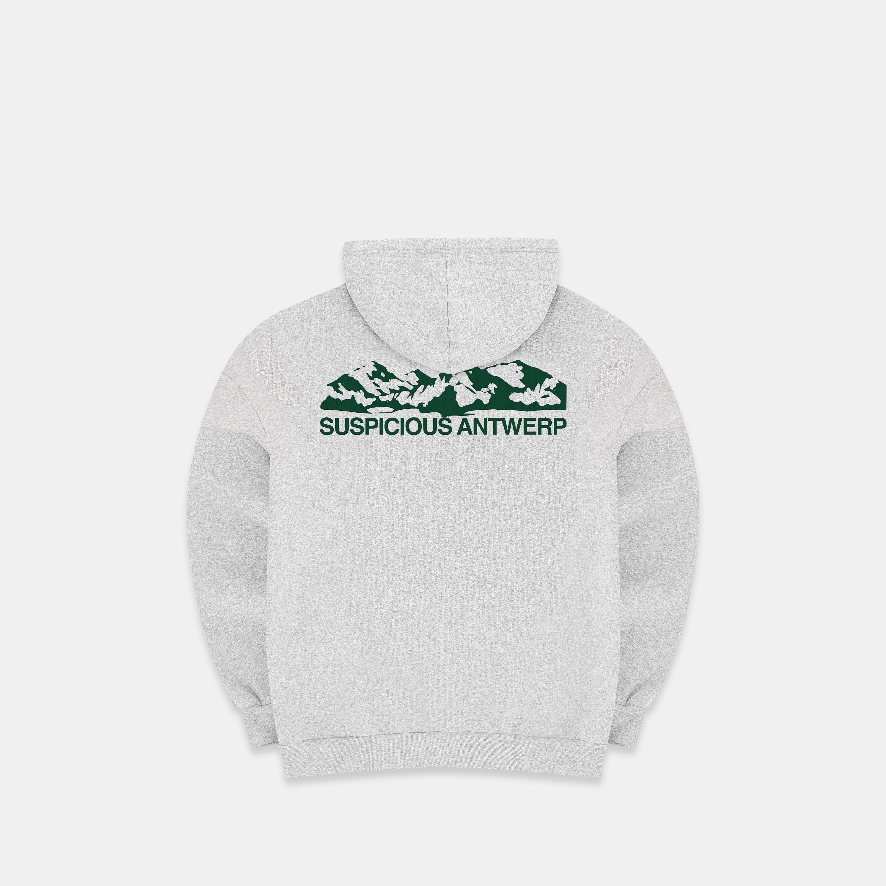 Suspicious Antwerp The Landscape Hoodie - Neutral Heather