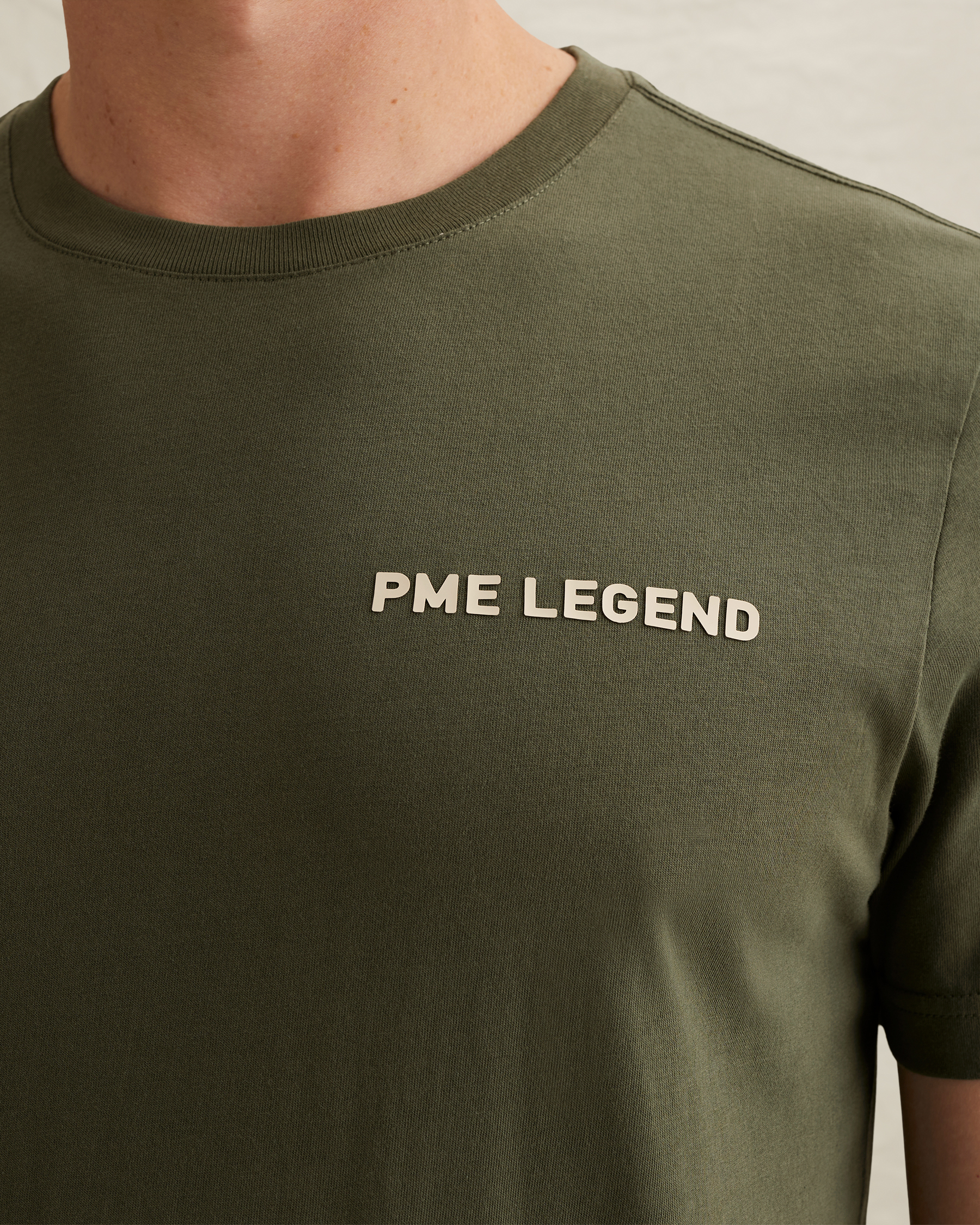 PME Legend T-shirt with off-placed artworksx