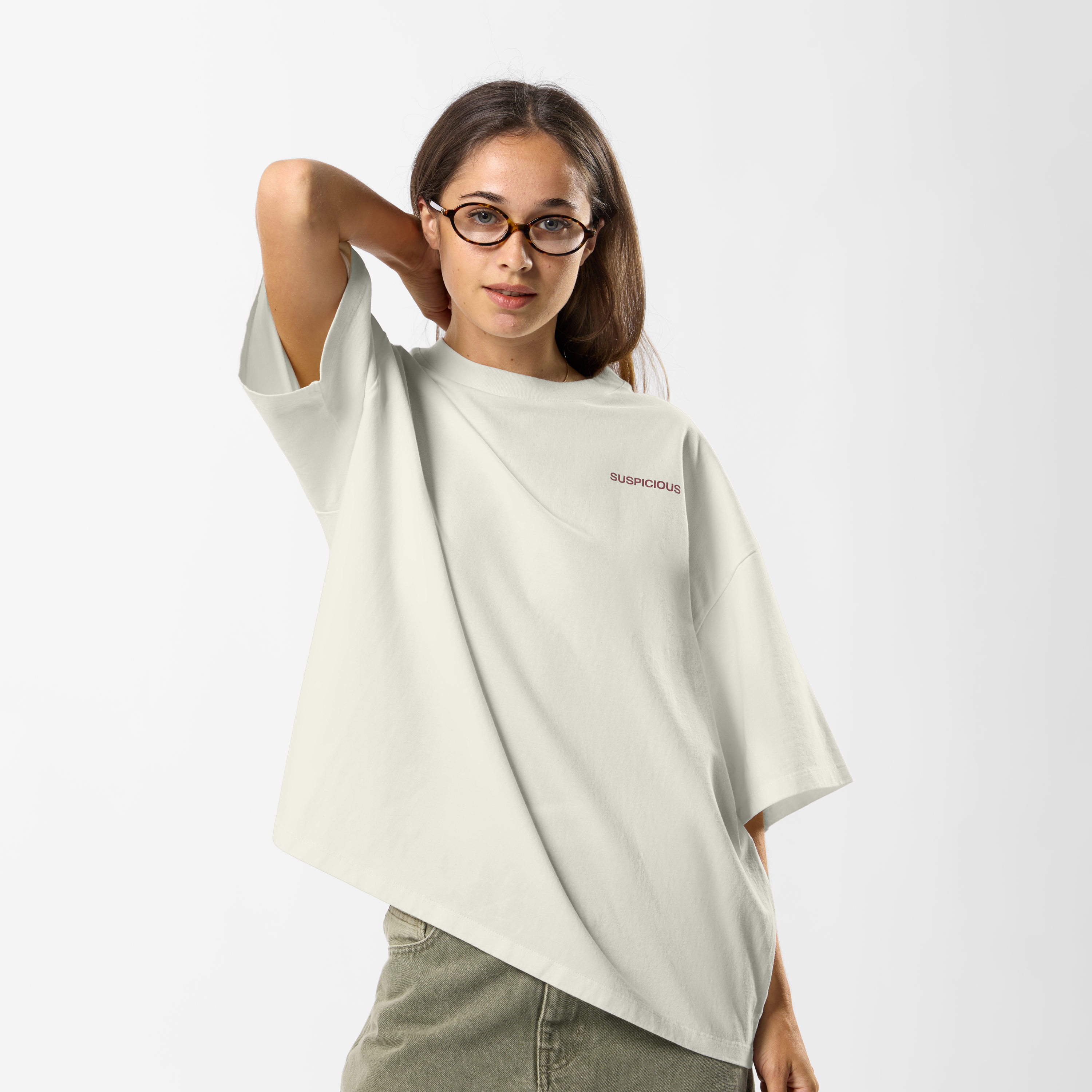 Suspicious Antwerp Winter3 / Race the map Tee - Natural