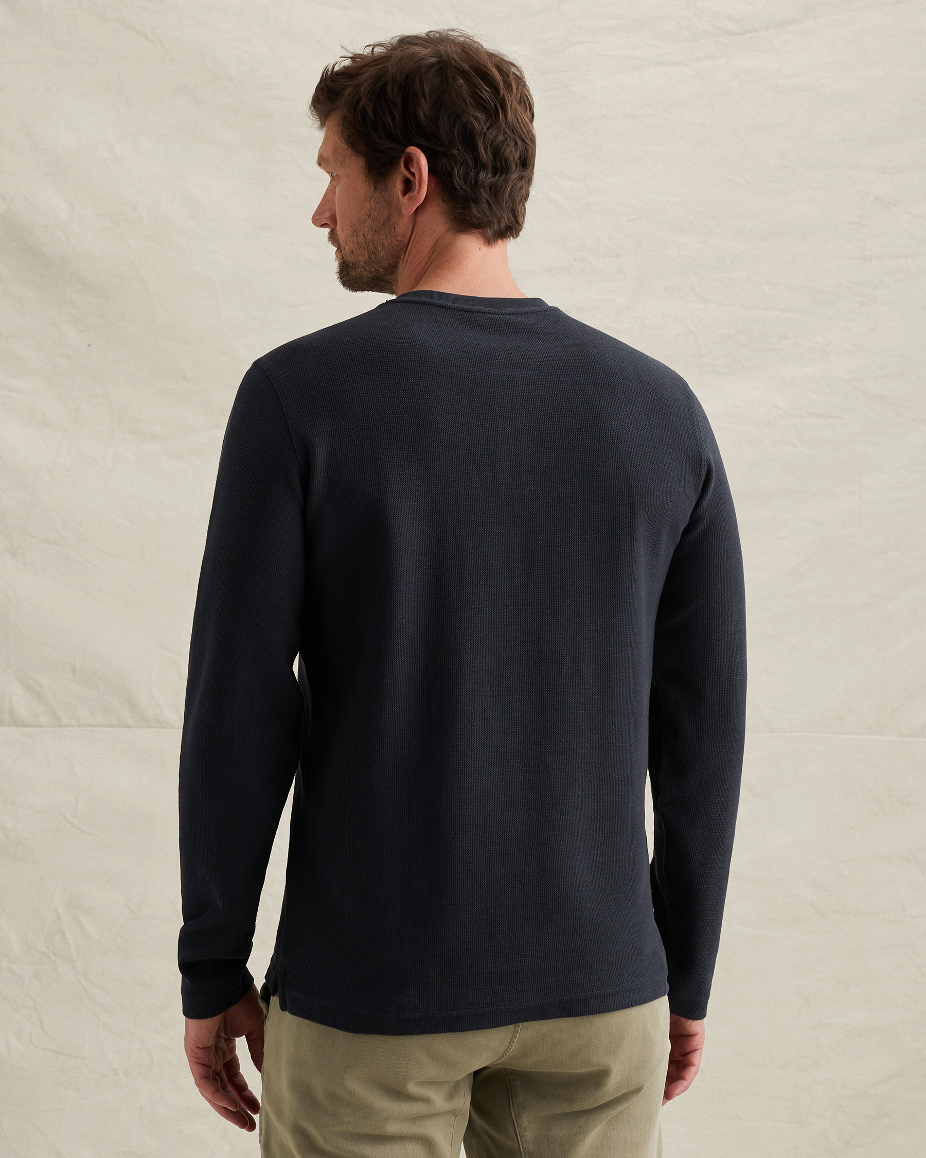 PME Legend Henley T-shirt with long sleevesx