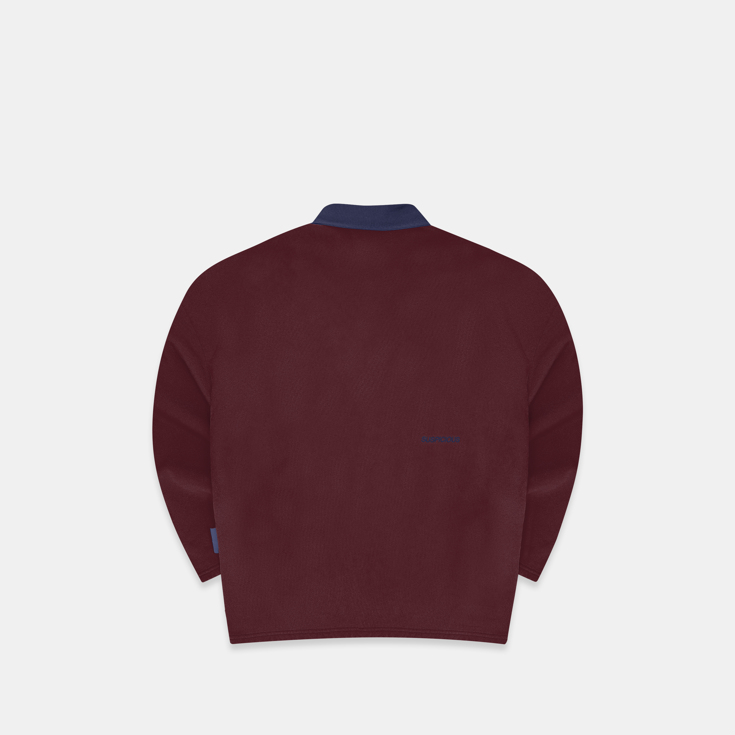 Suspicious Antwerp The Essentials Rugby Polo - Burgundy