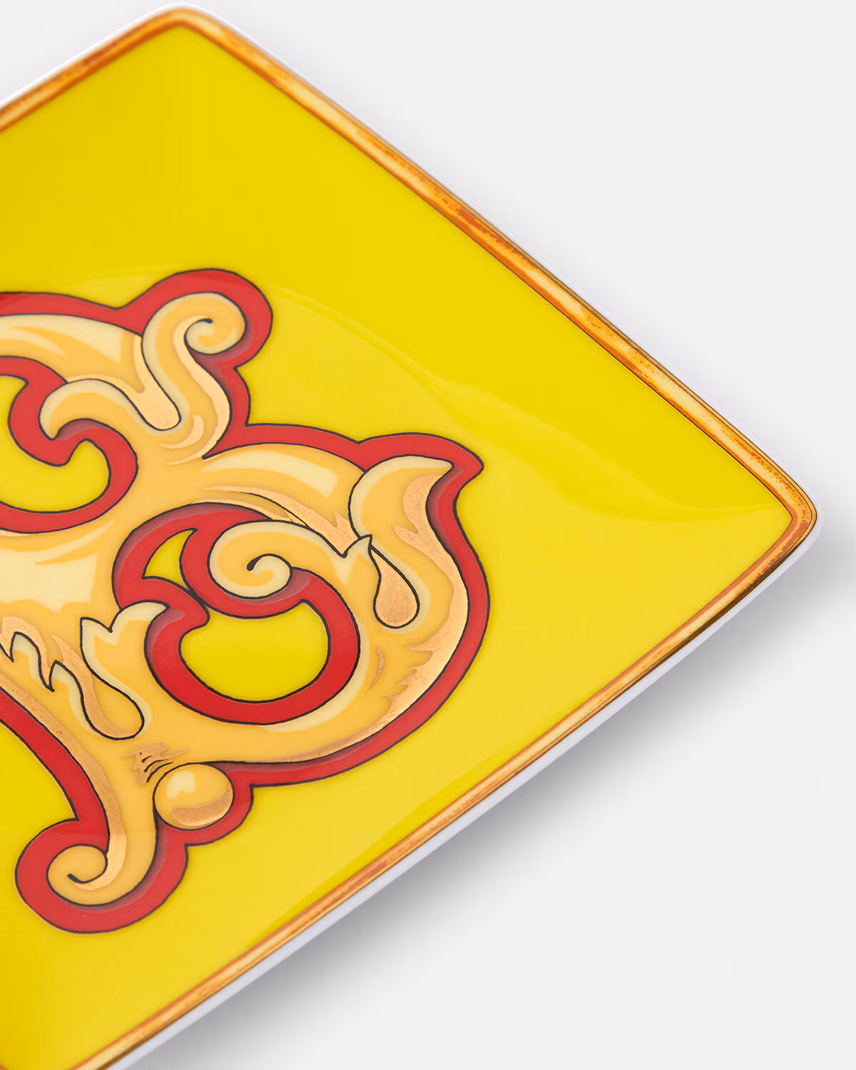 Versace Versace Alphabet B Square Plate 4.7