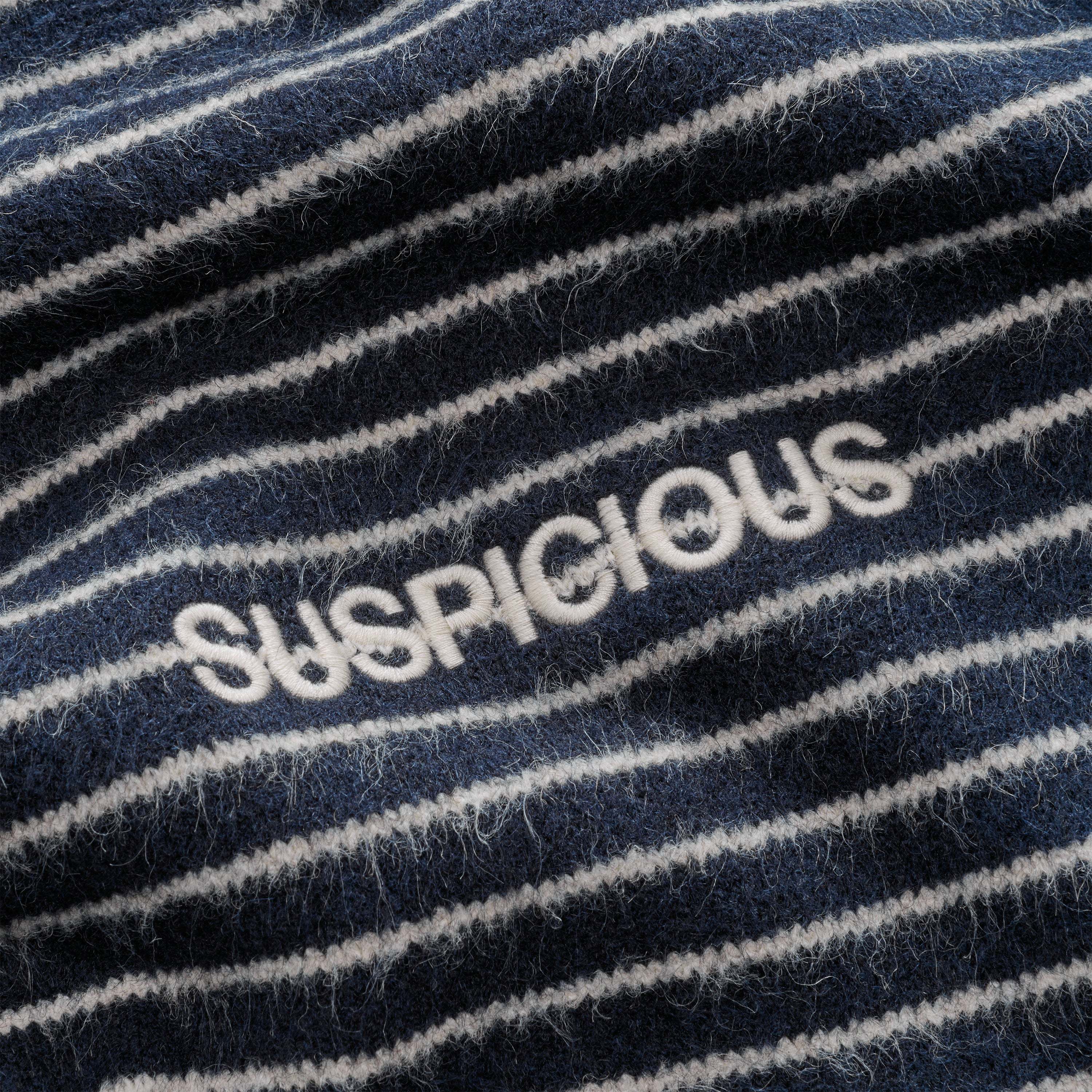 Suspicious Antwerp Polkaline / Striped Knitted Sweat - Nightfall