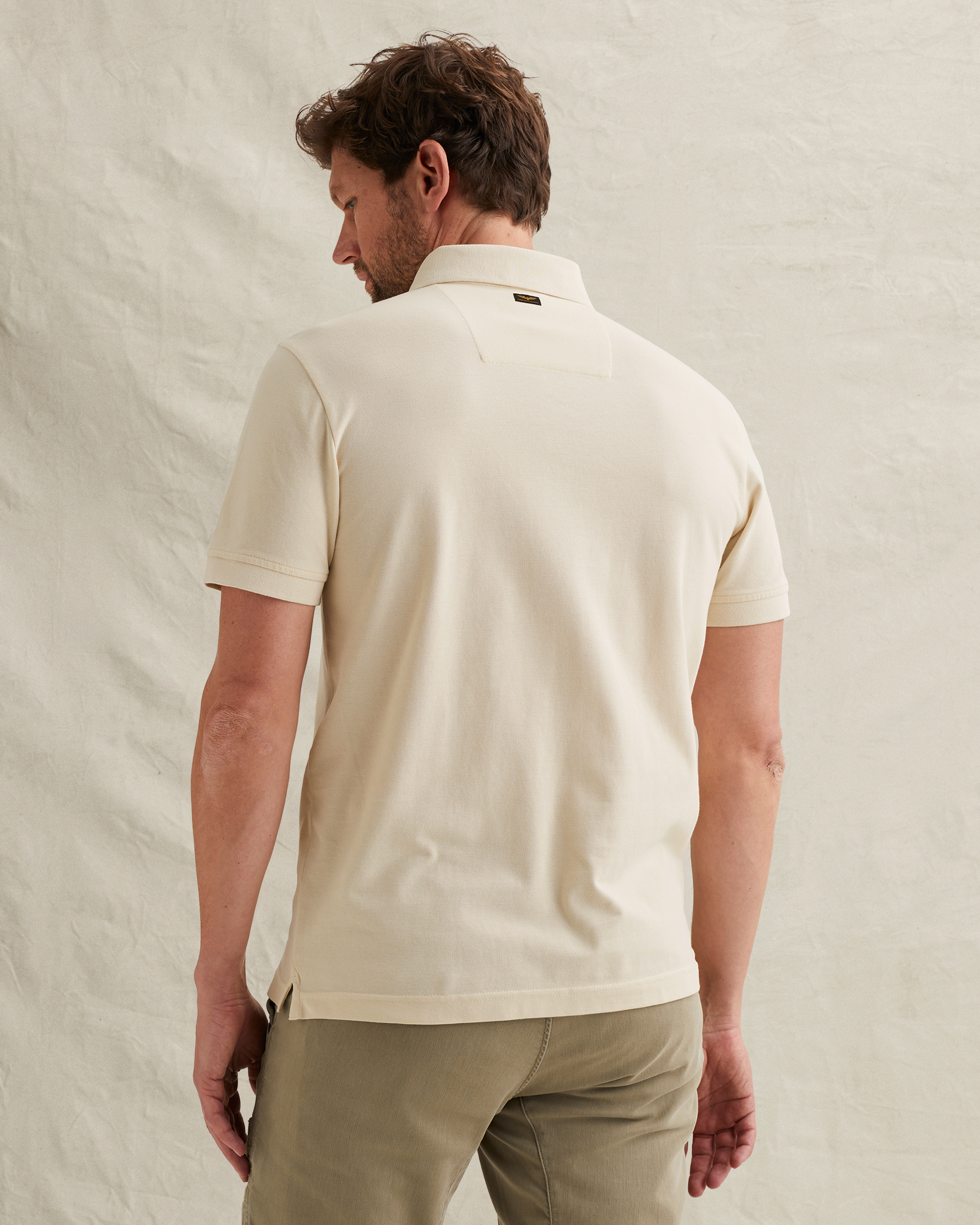 PME Legend Polo shirt with garment-dye washx