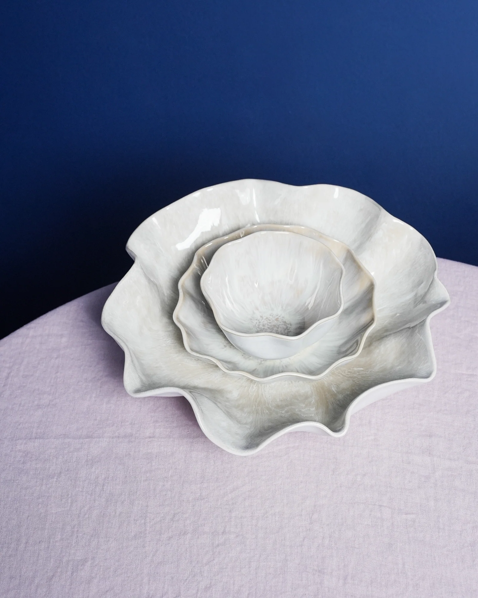 Areia - Tableware set shell sand 3 pieces