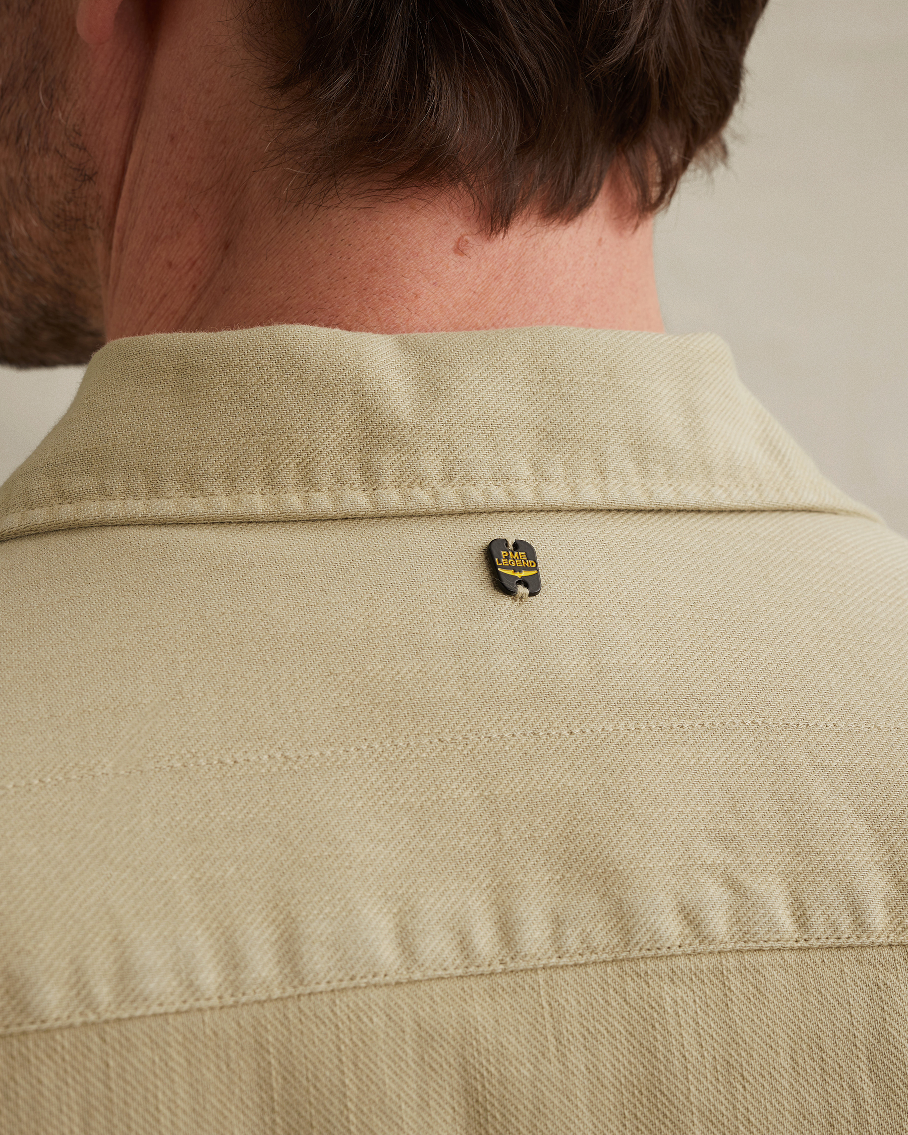 PME Legend Shirt with short sleeves and garment-dye washx