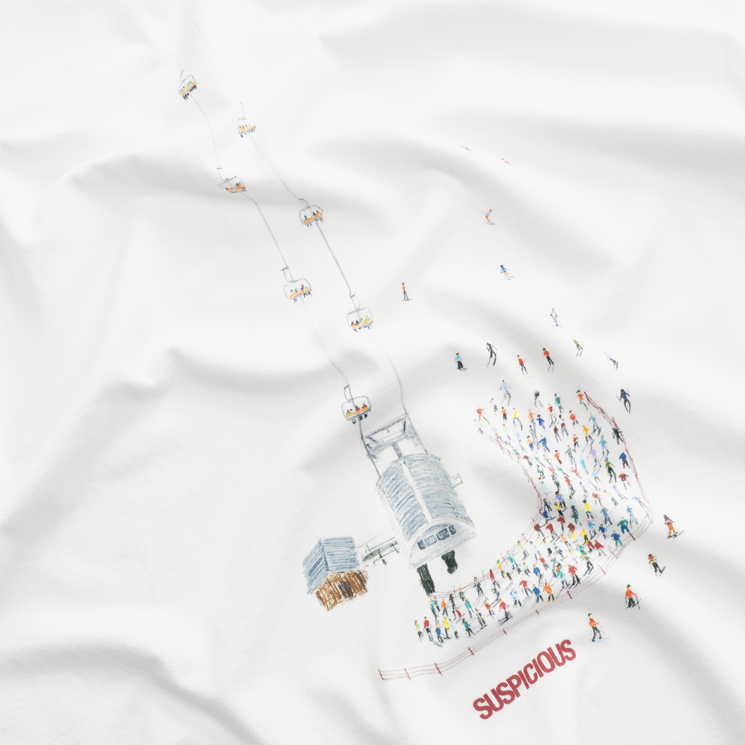 Suspicious Antwerp Winter1 / Apres in 5 Tee - White