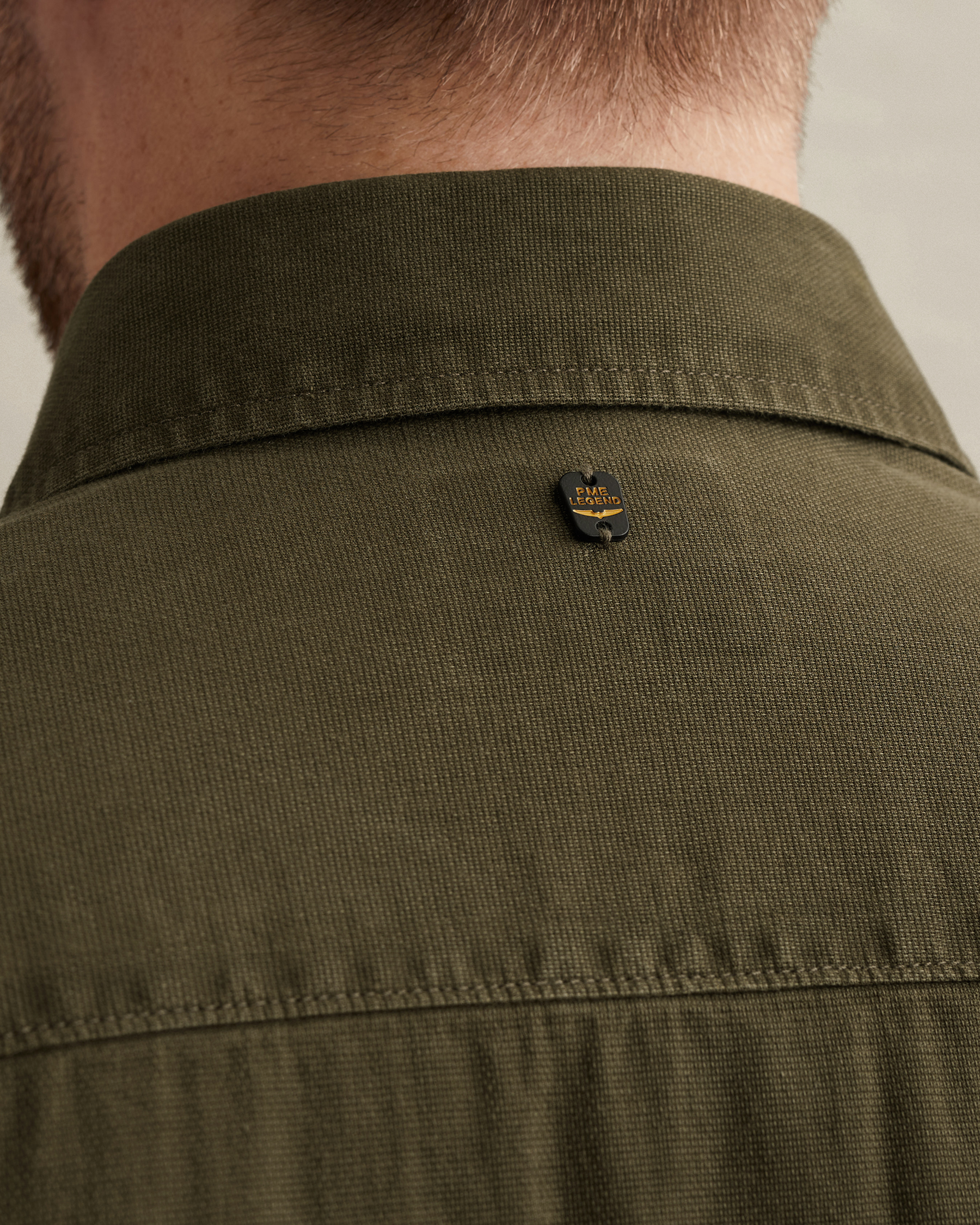 PME Legend Shirt jacket with button closure and chest pocketx