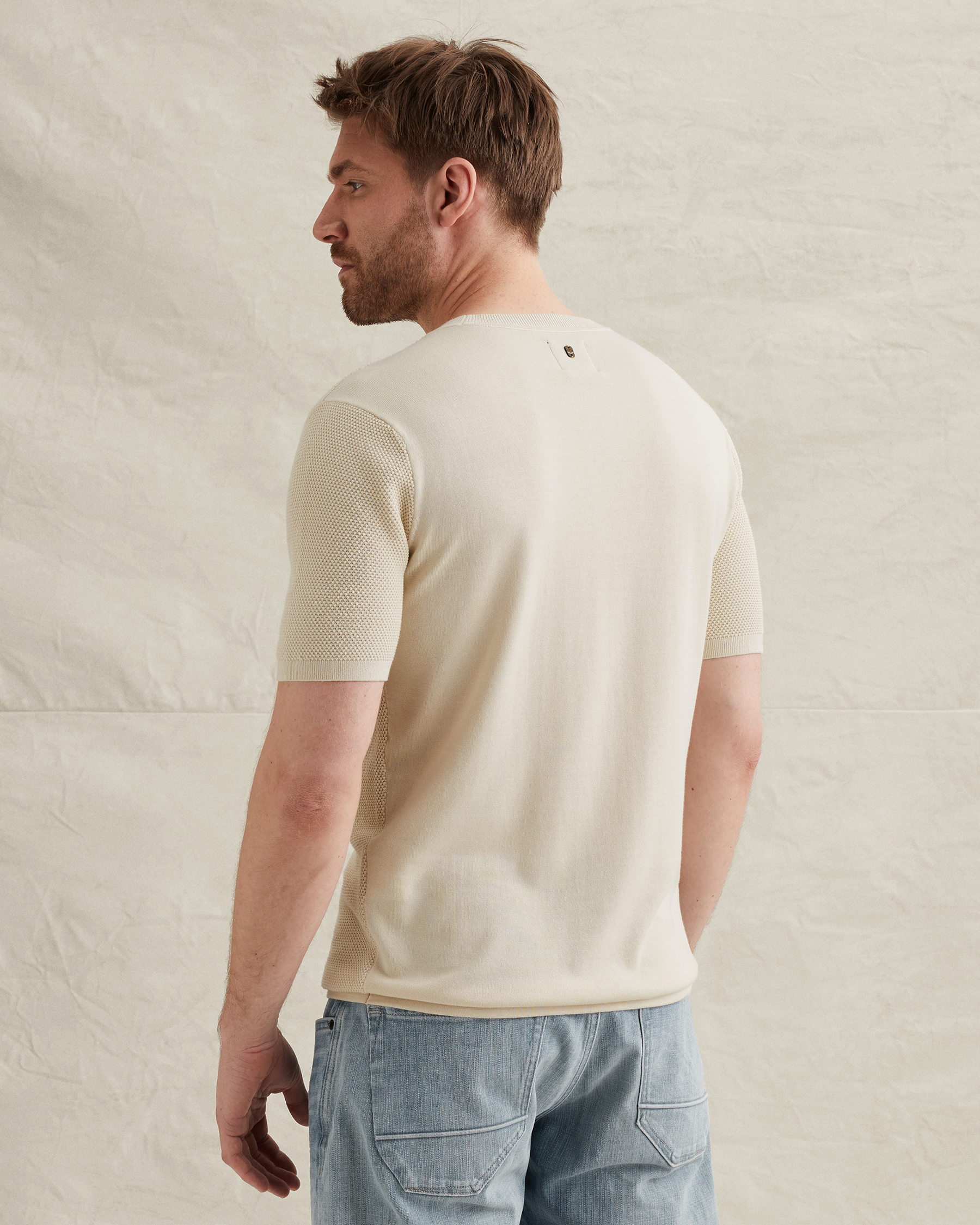 PME Legend T-shirt in cotton/modal with badgex