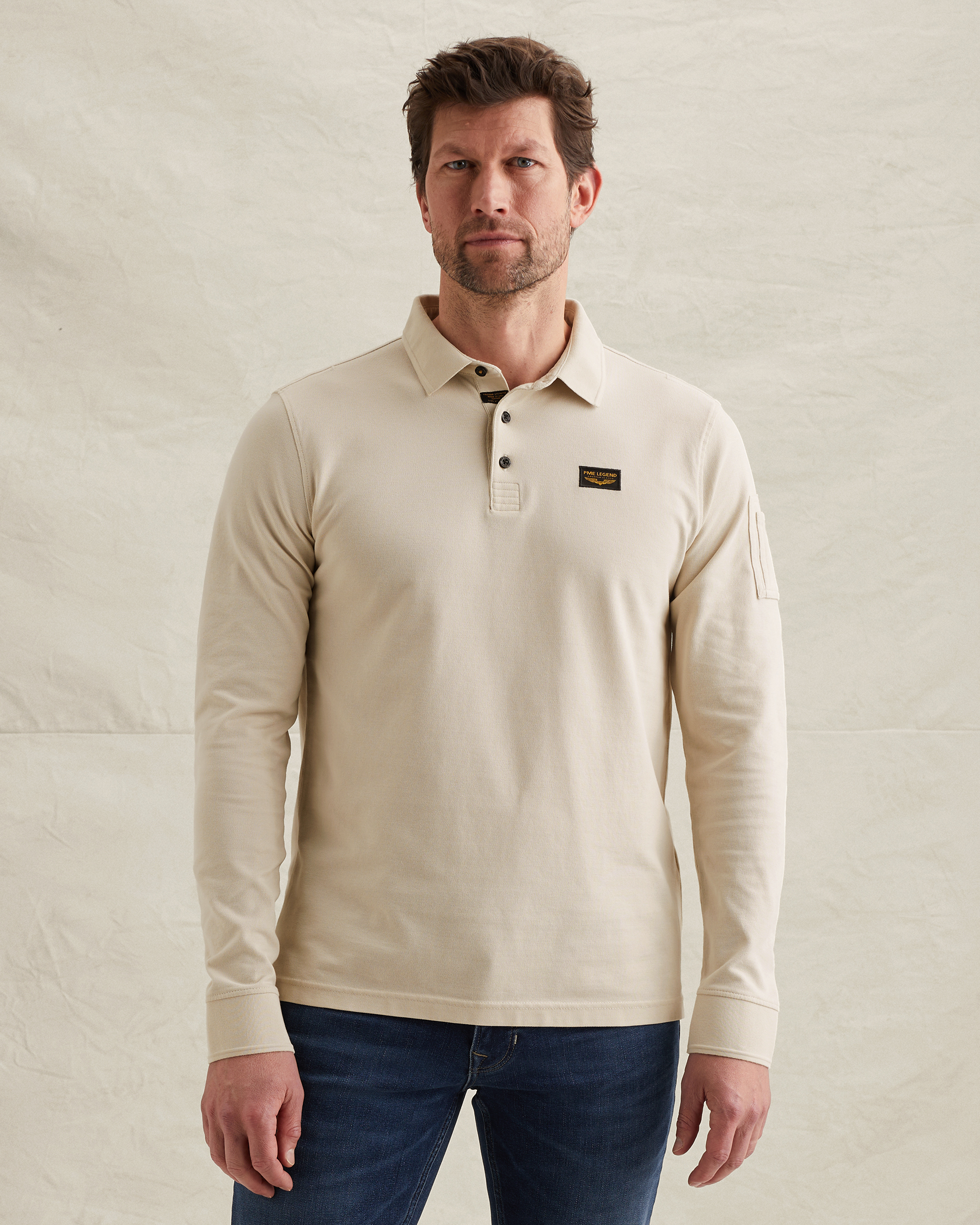 PME Legend American Classic polo with long sleevesx