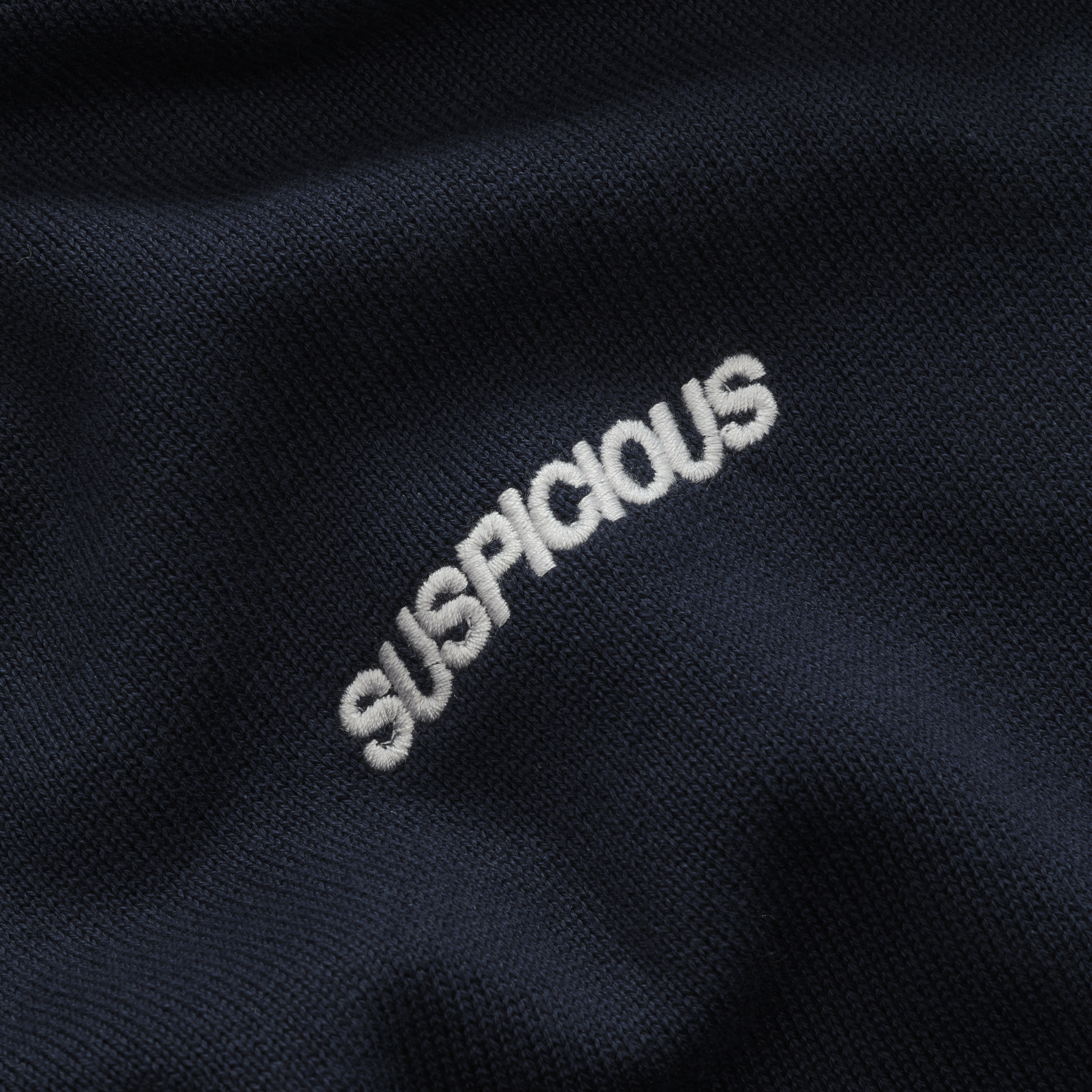 Suspicious Antwerp Fall / Offset Cotton Polo - Nightfall
