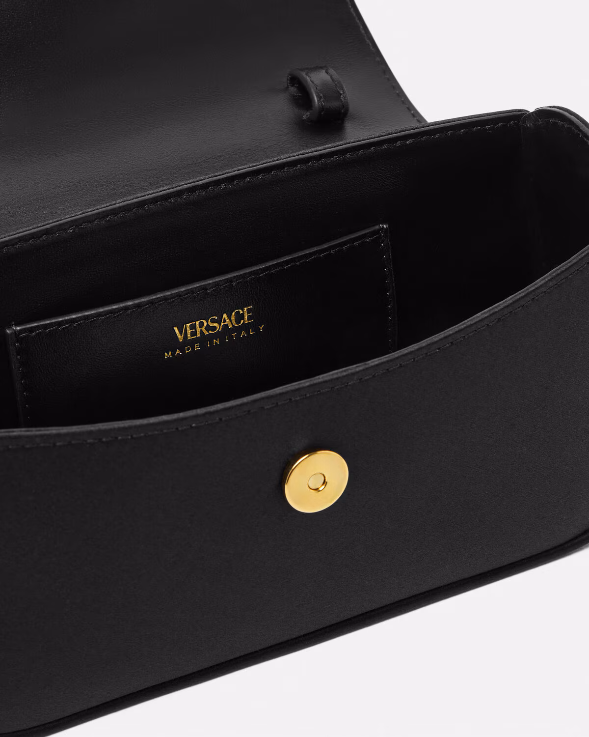 Versace La Medusa Satin Mini Bag