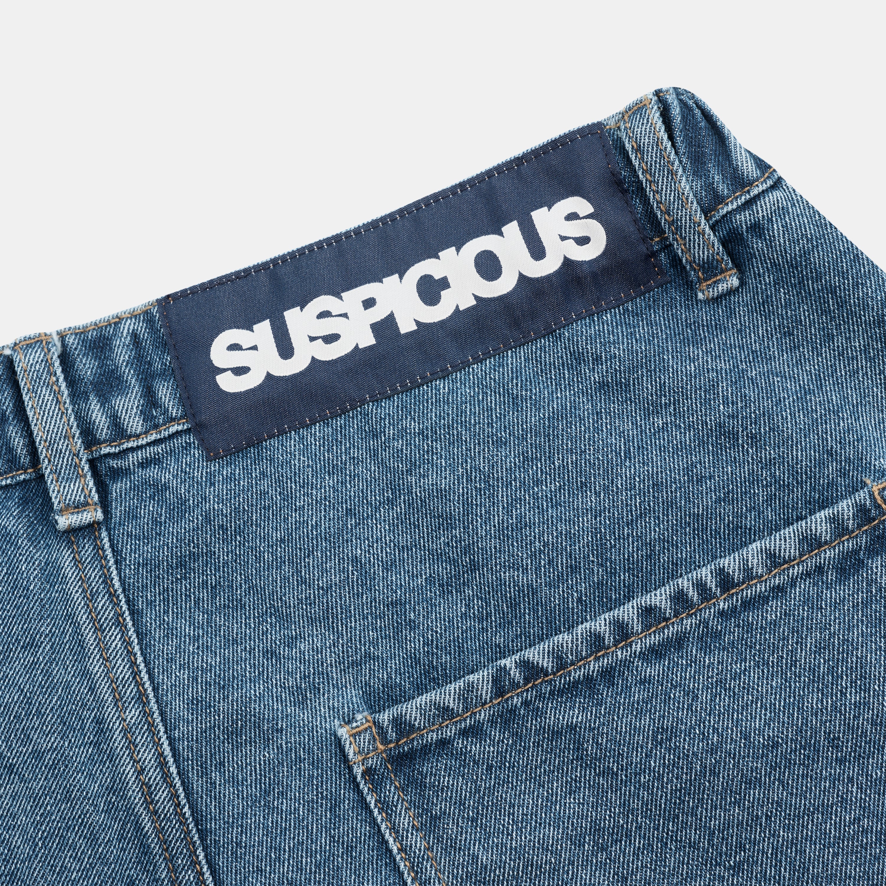 Suspicious Antwerp Polkaline / Suspicious Double Knee Jeans - Blue