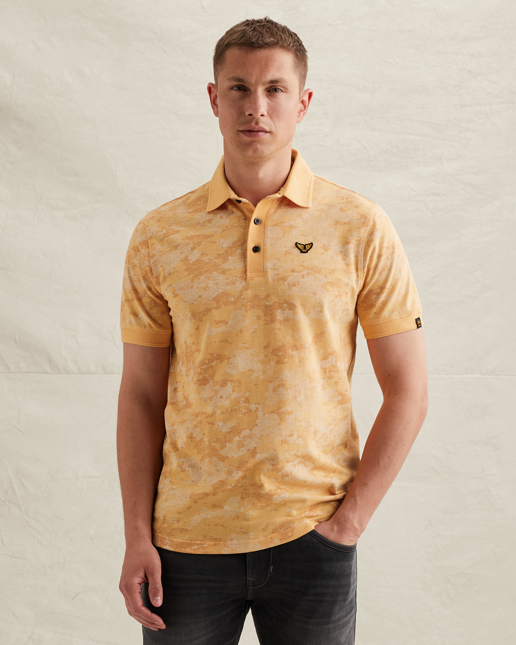 PME Legend Polo shirt in slub jerseyx