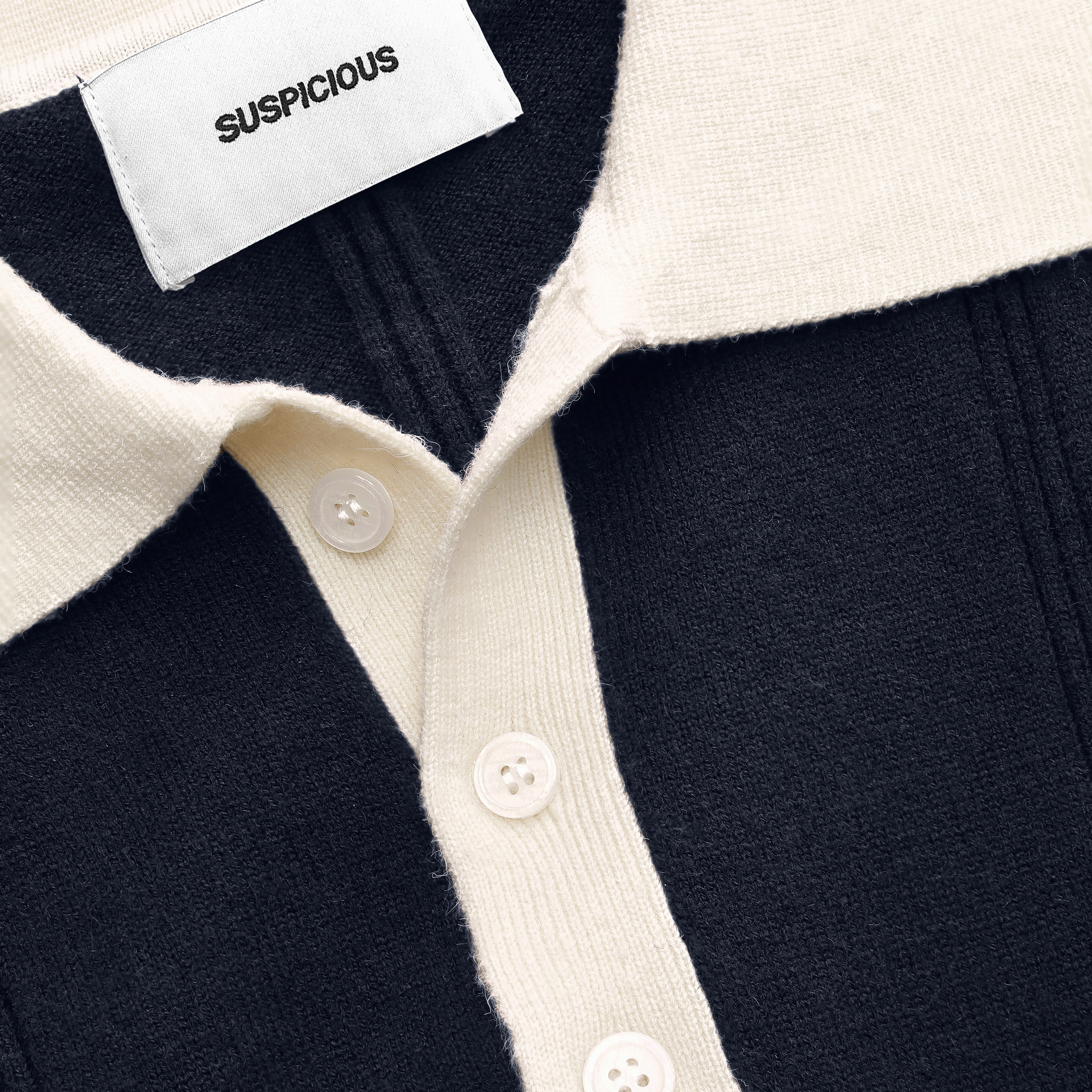 Suspicious Antwerp Football / Knitted Football Polo - Nightfall