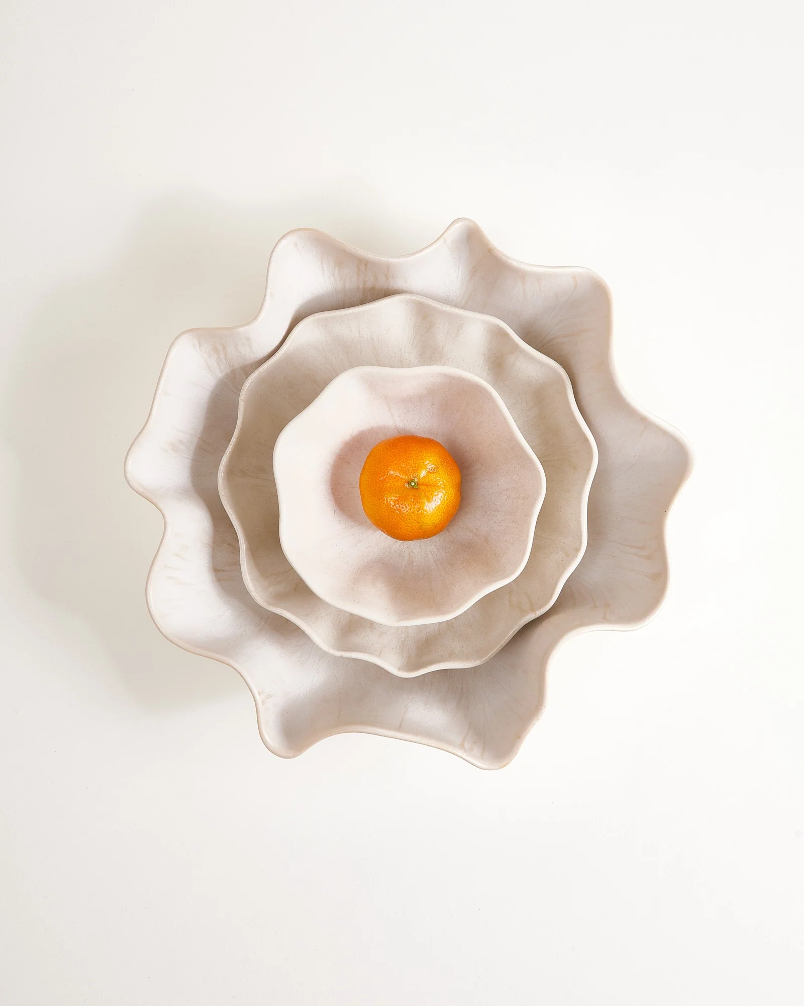 Sintra - Tableware set shell sand 3 pieces