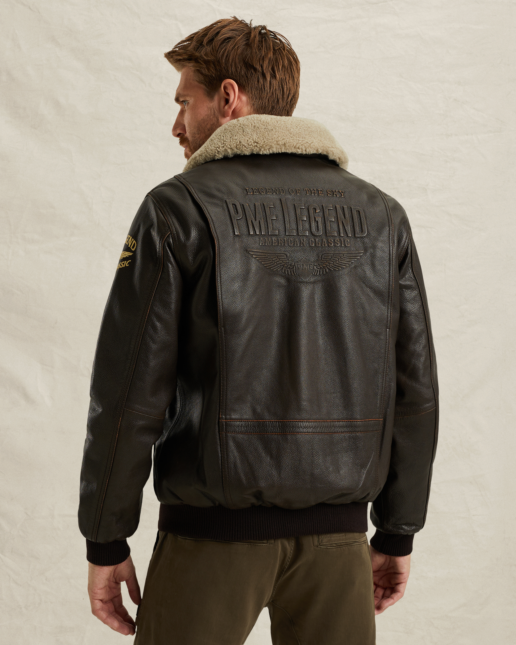 PME Legend Iconic Hudson leather jacketx