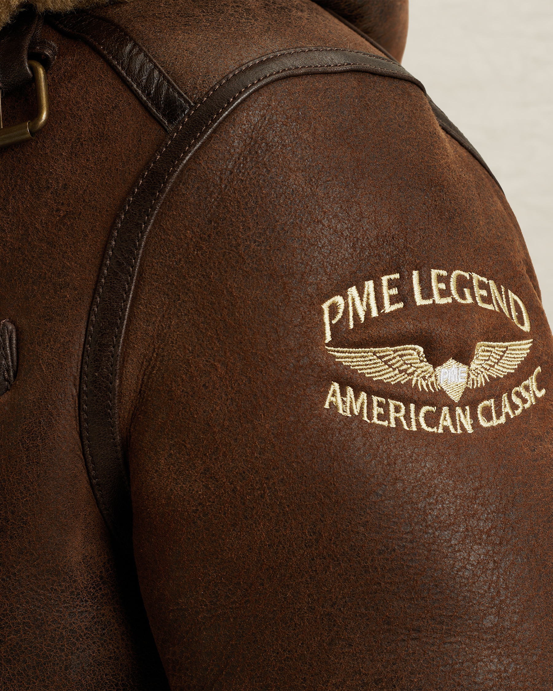 PME Legend Long Lammy leather jacketx