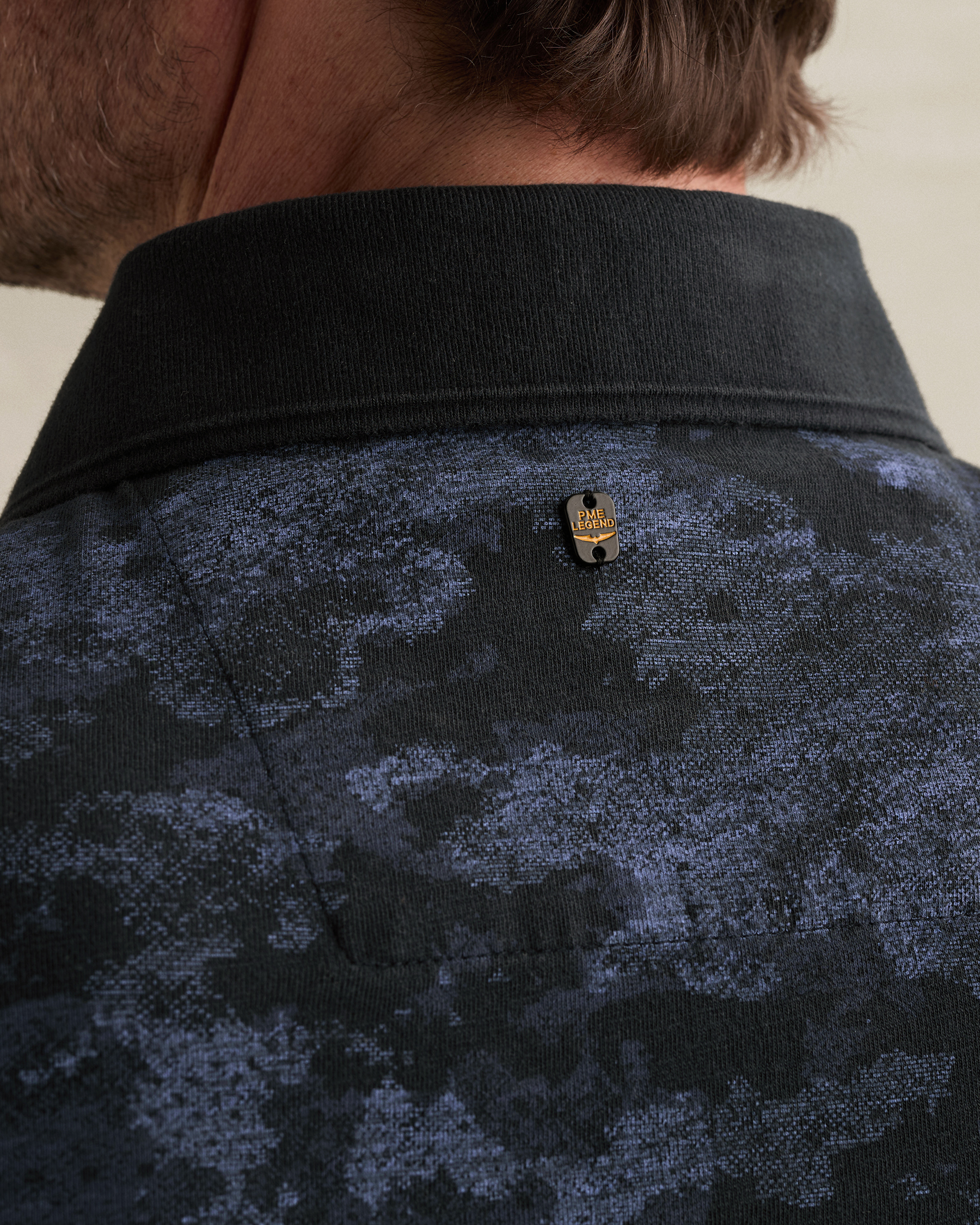 PME Legend Polo shirt in slub jerseyx