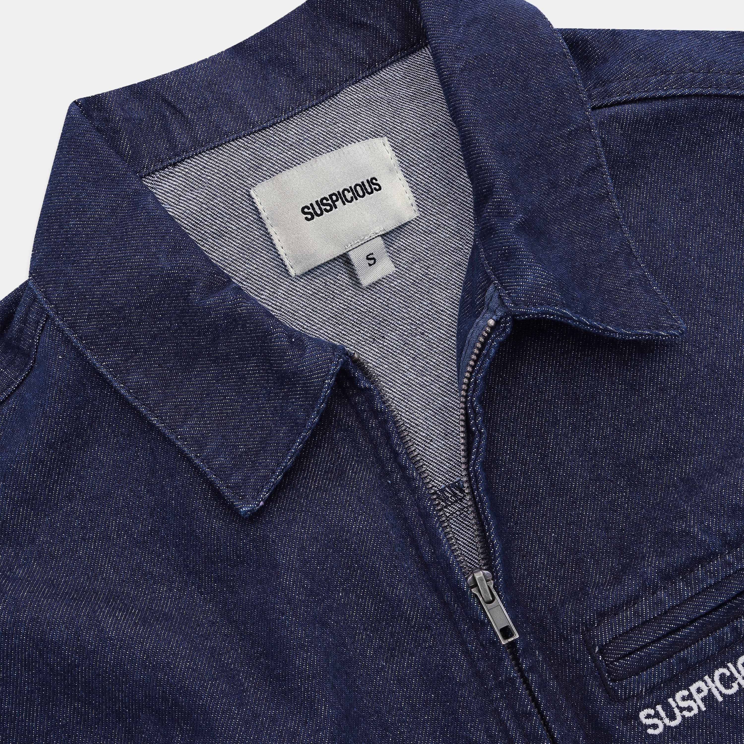 Suspicious Antwerp PL / Lola Denim Zip-Up Jacket - Indigo