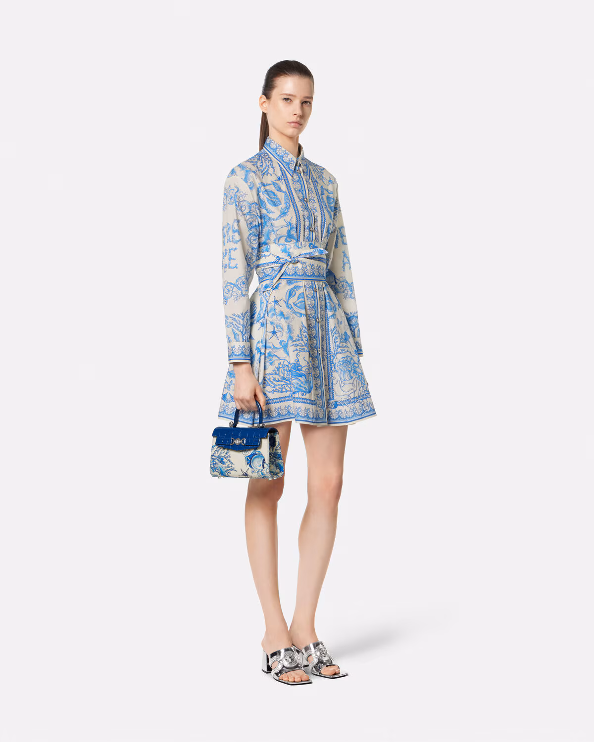 Versace Underwater Barocco Medusa '95 Small Handbag