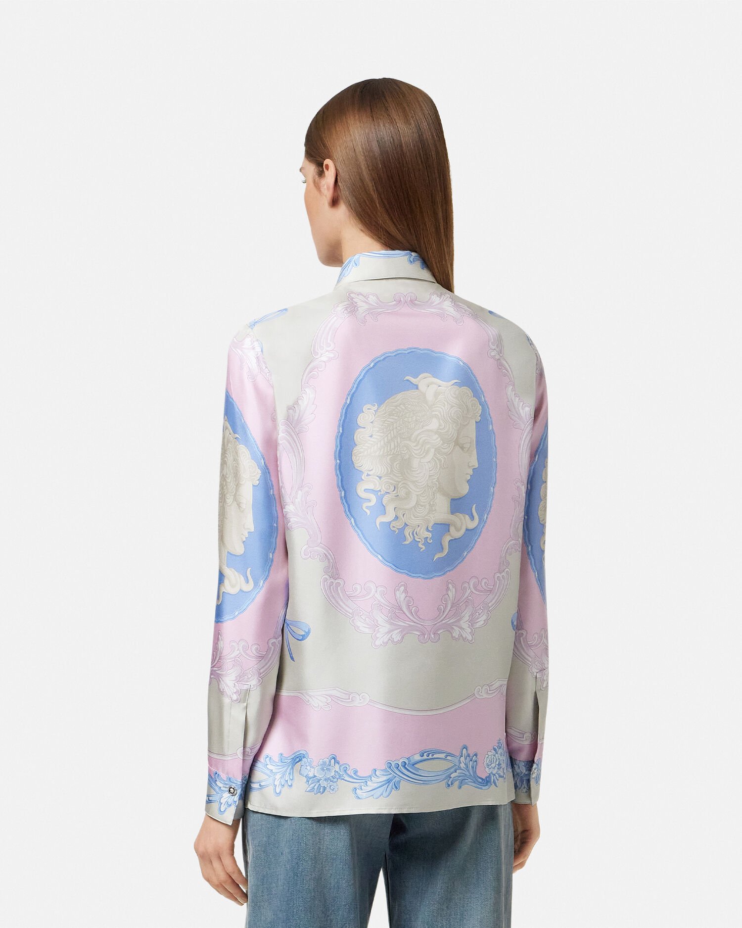 Versace Cameo Silk Shirt