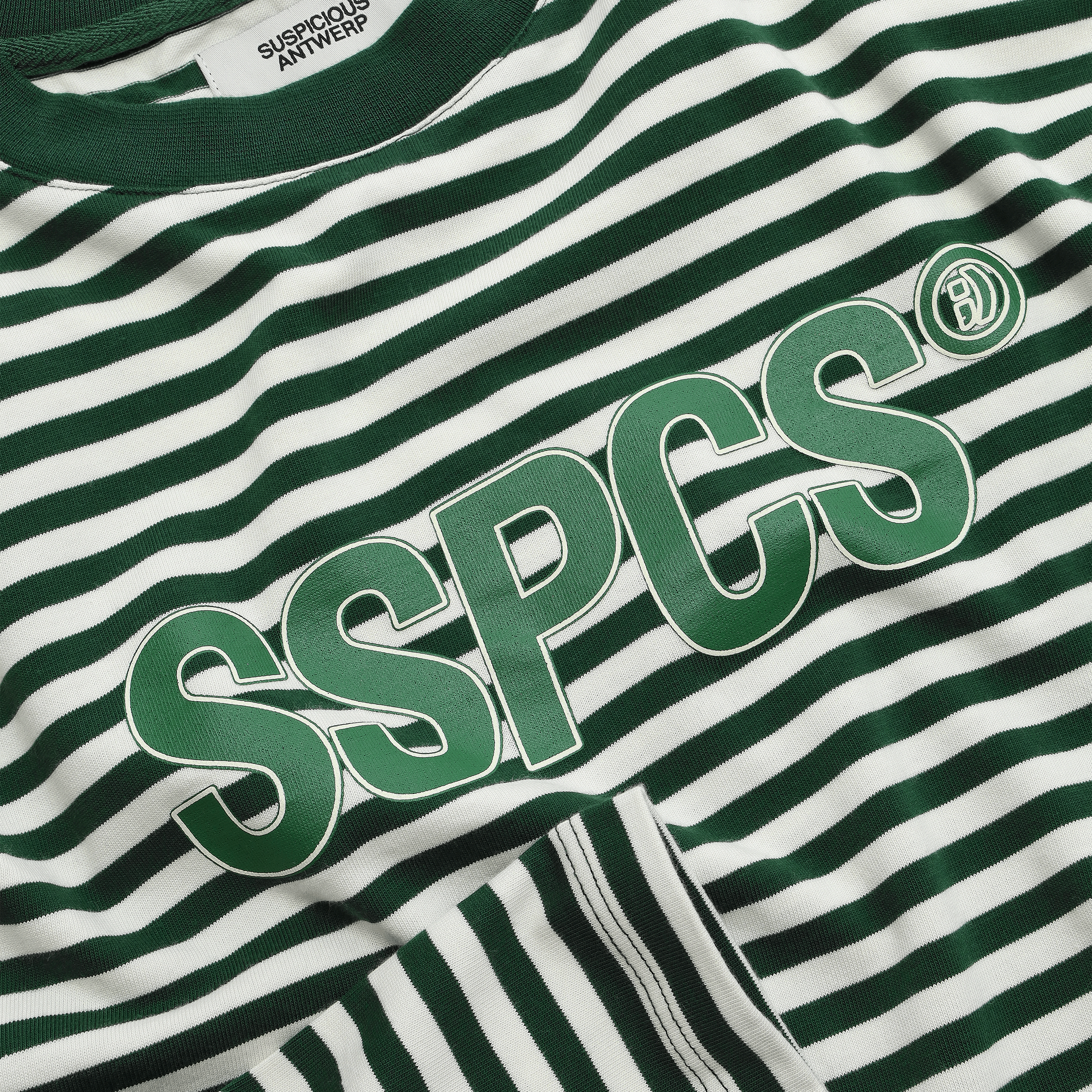 Suspicious Antwerp PL / The SSPCS Striped Longsleeve - Forest Green
