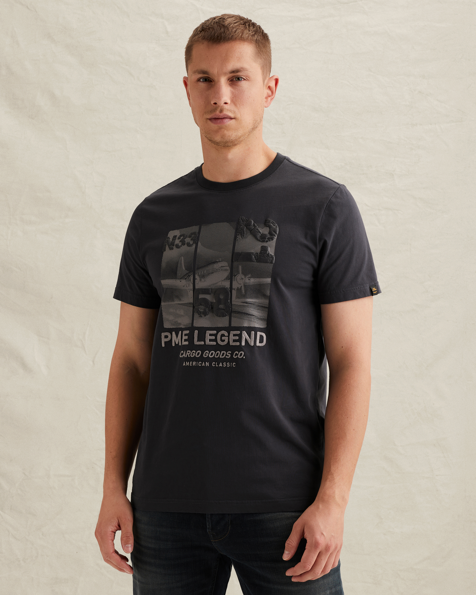 PME Legend T-shirt with mixed artworkx