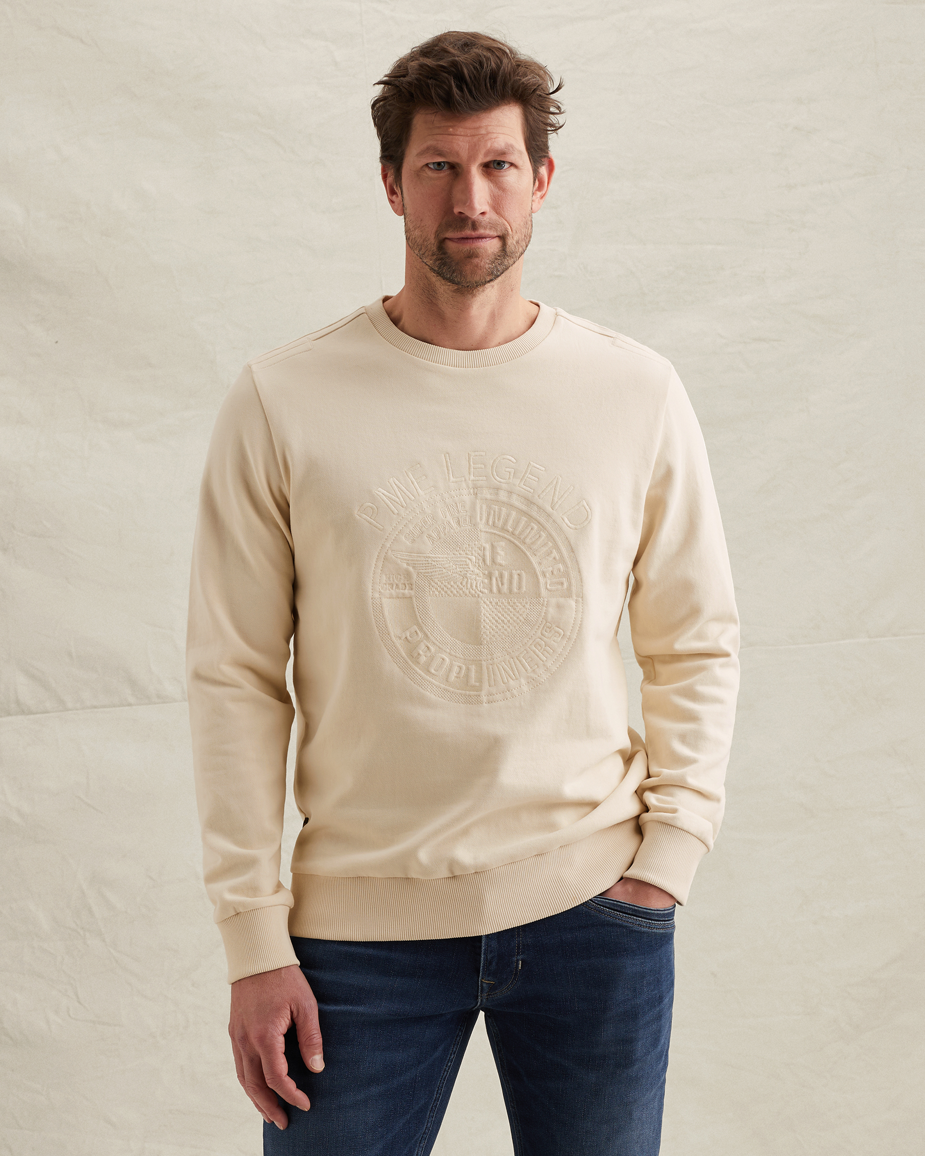PME Legend Sweatshirt with embroidered artworkx