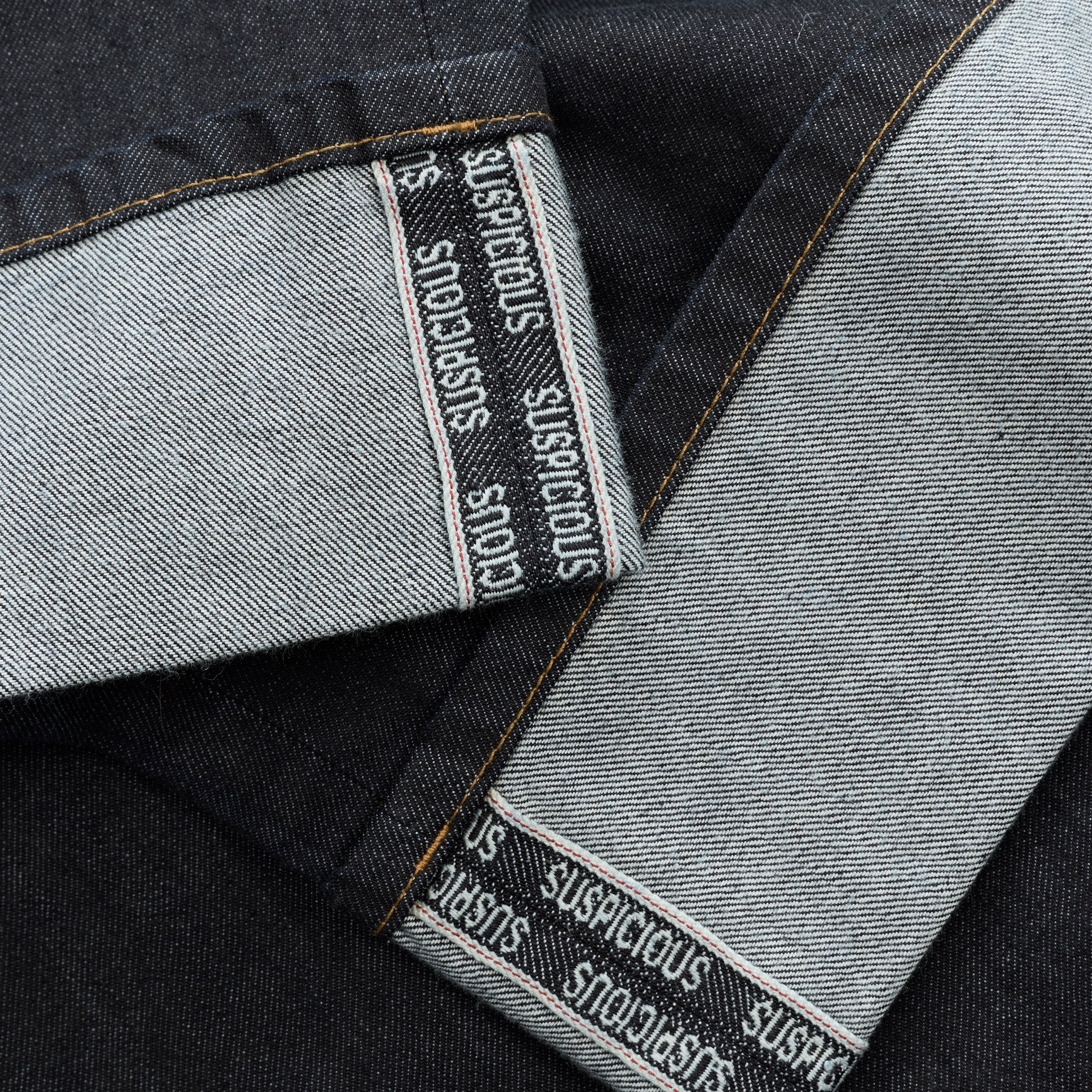 Suspicious Antwerp Winter2 / Selvedge Turn-Up Baggy Jeans - Indigo