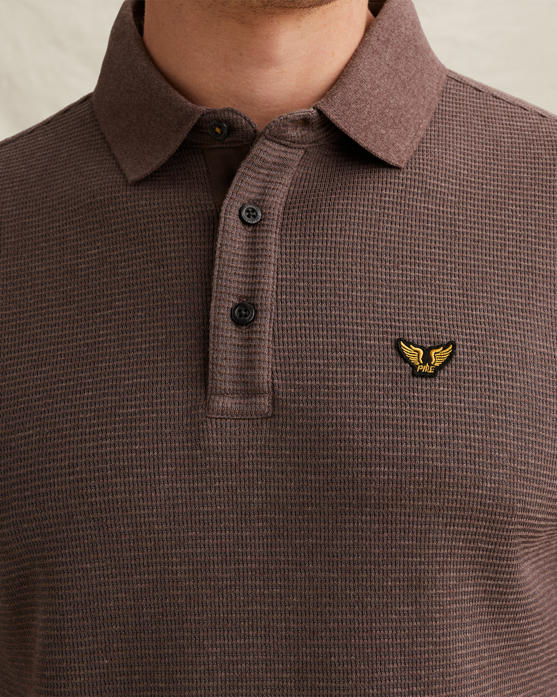 PME Legend Polo shirt with two-tone stripe patternx