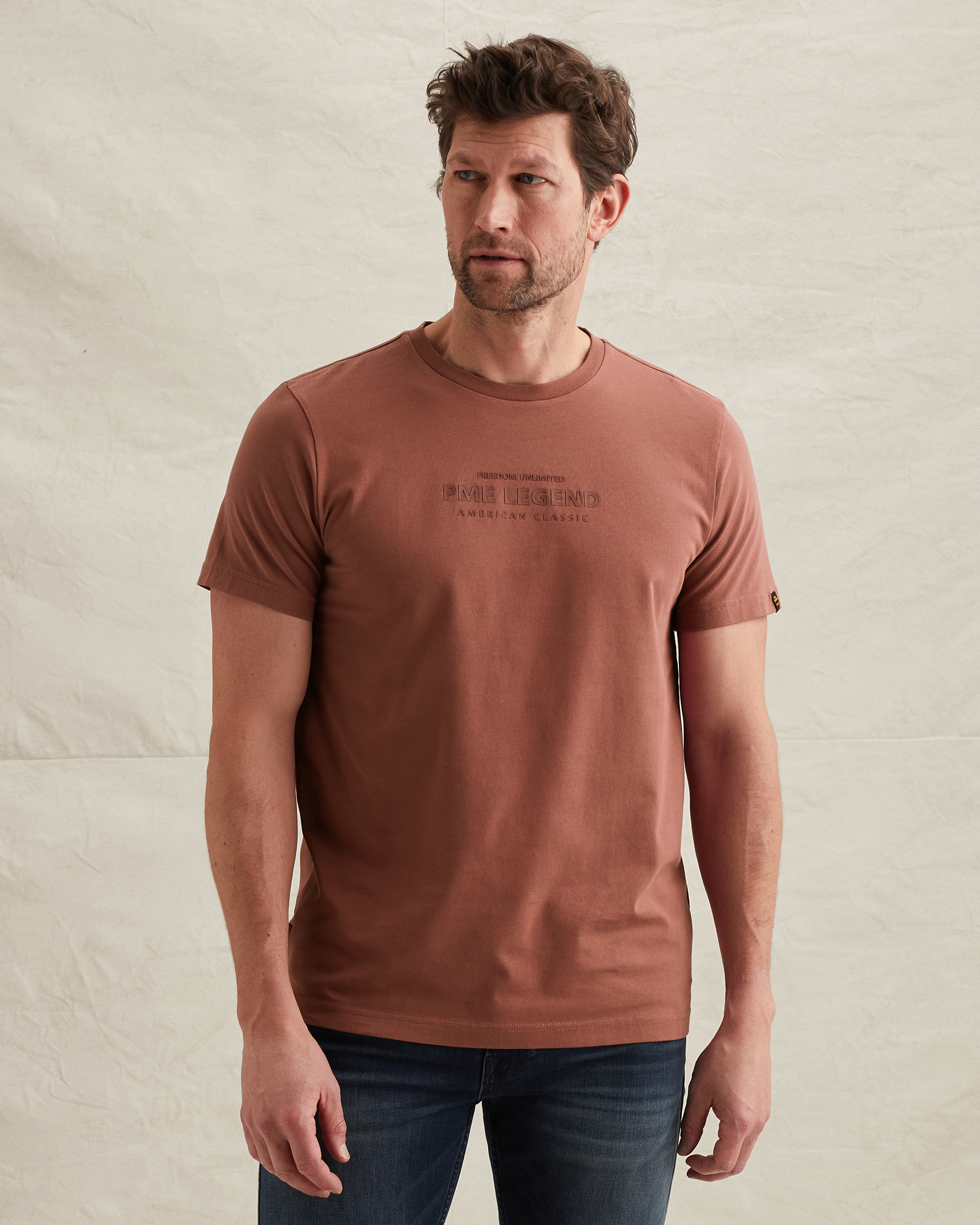 PME Legend T-shirt with artwork and stitching detailsx