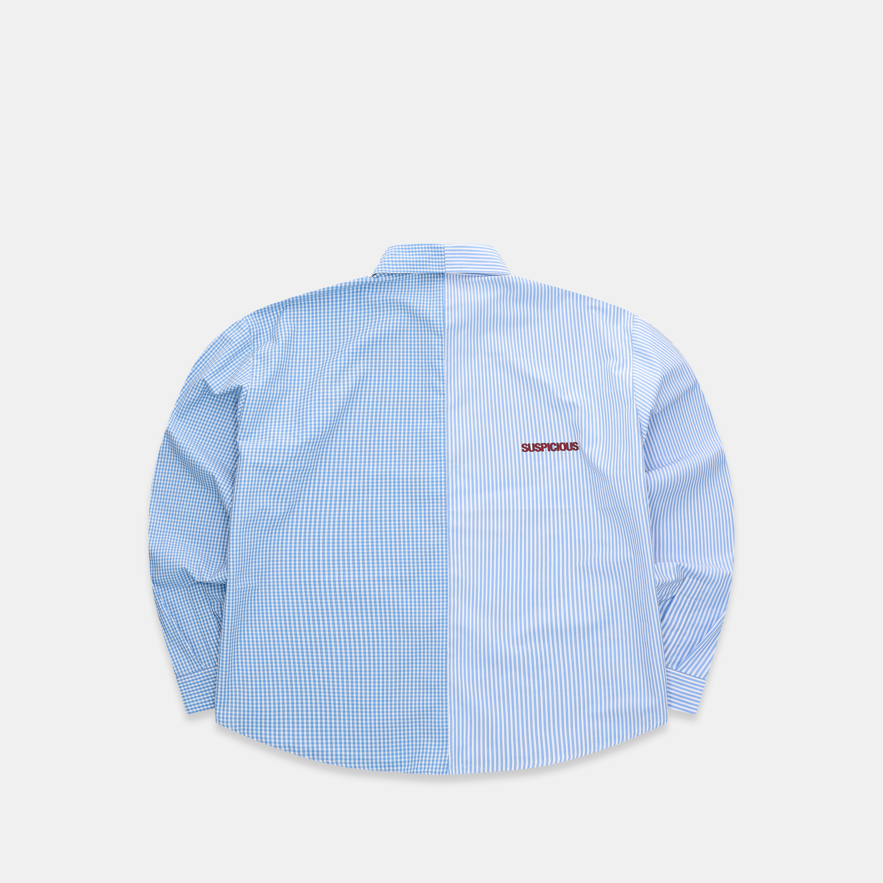 Suspicious Antwerp Buongiorno / Nulla Di Nuovo Dual Longsleeve Shirt - Blue