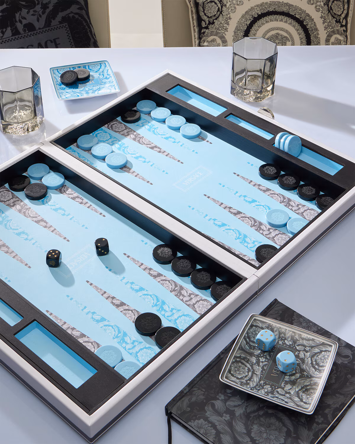 Versace Barocco Backgammon Set