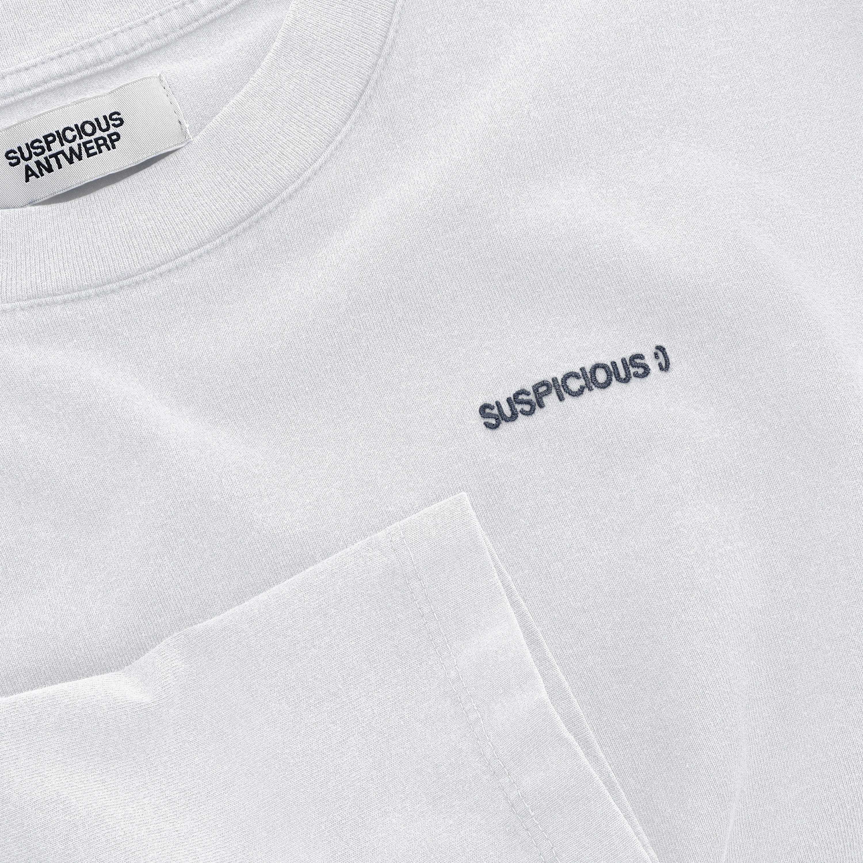 Suspicious Antwerp (SS24) The Smiley Longsleeve - White