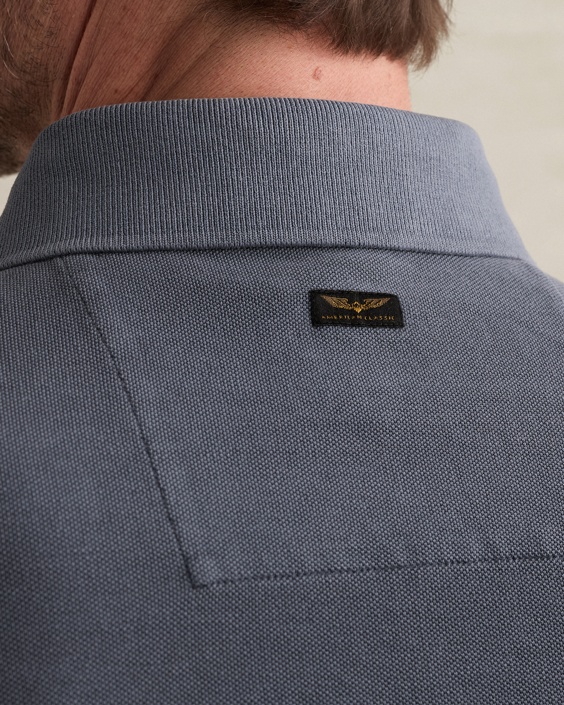 PME Legend Polo shirt with garment-dye wash in piquéx