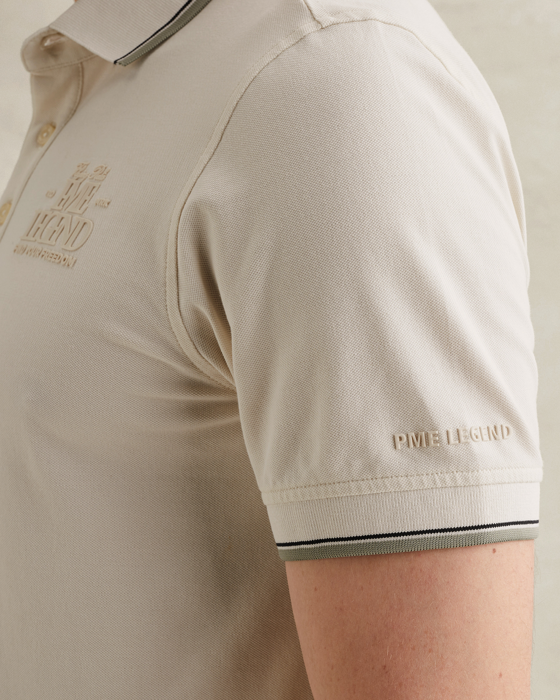 PME Legend Polo shirt in piqué with artworkx