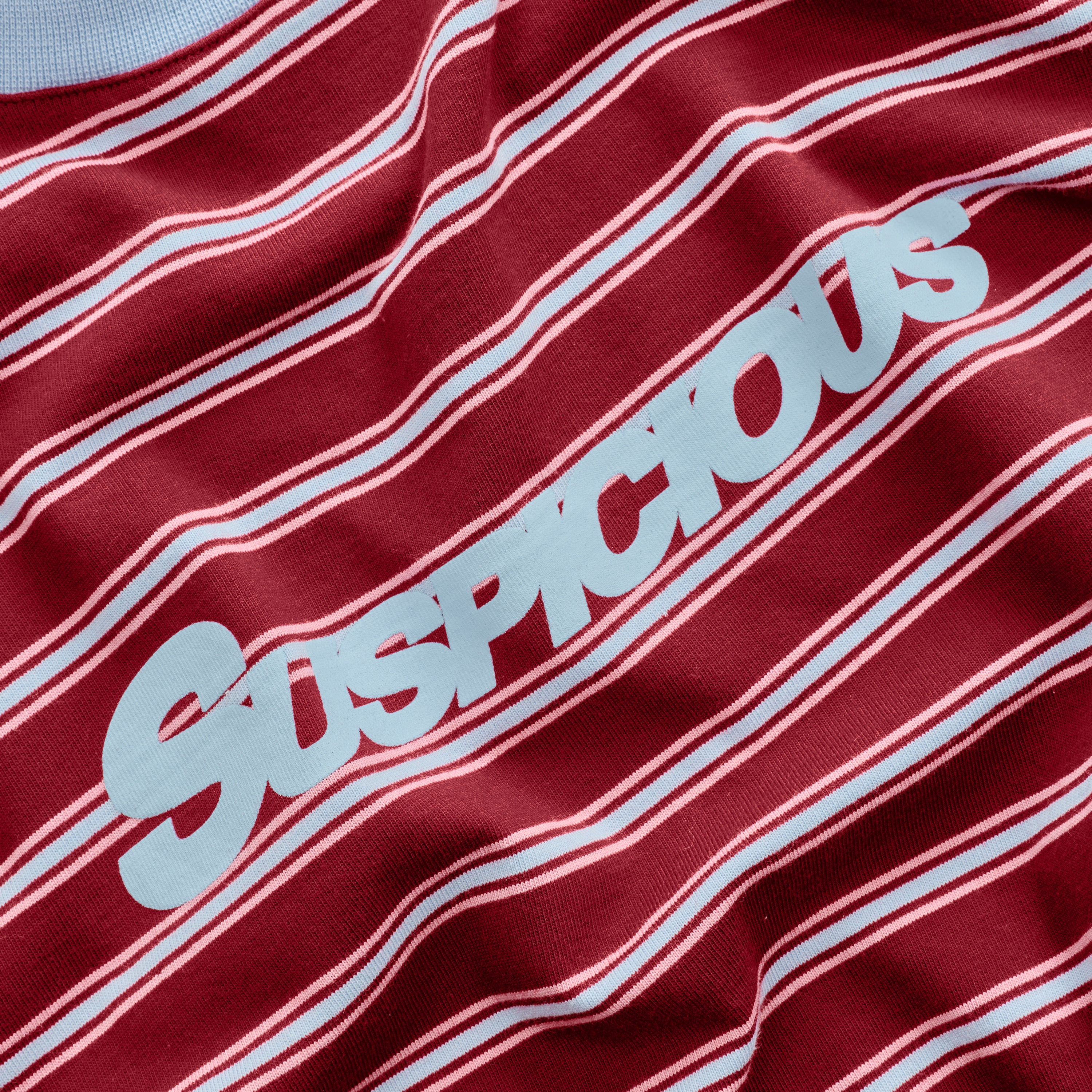 Suspicious Antwerp Winter3 / Flow Striped Longsleeve - Red & Blue