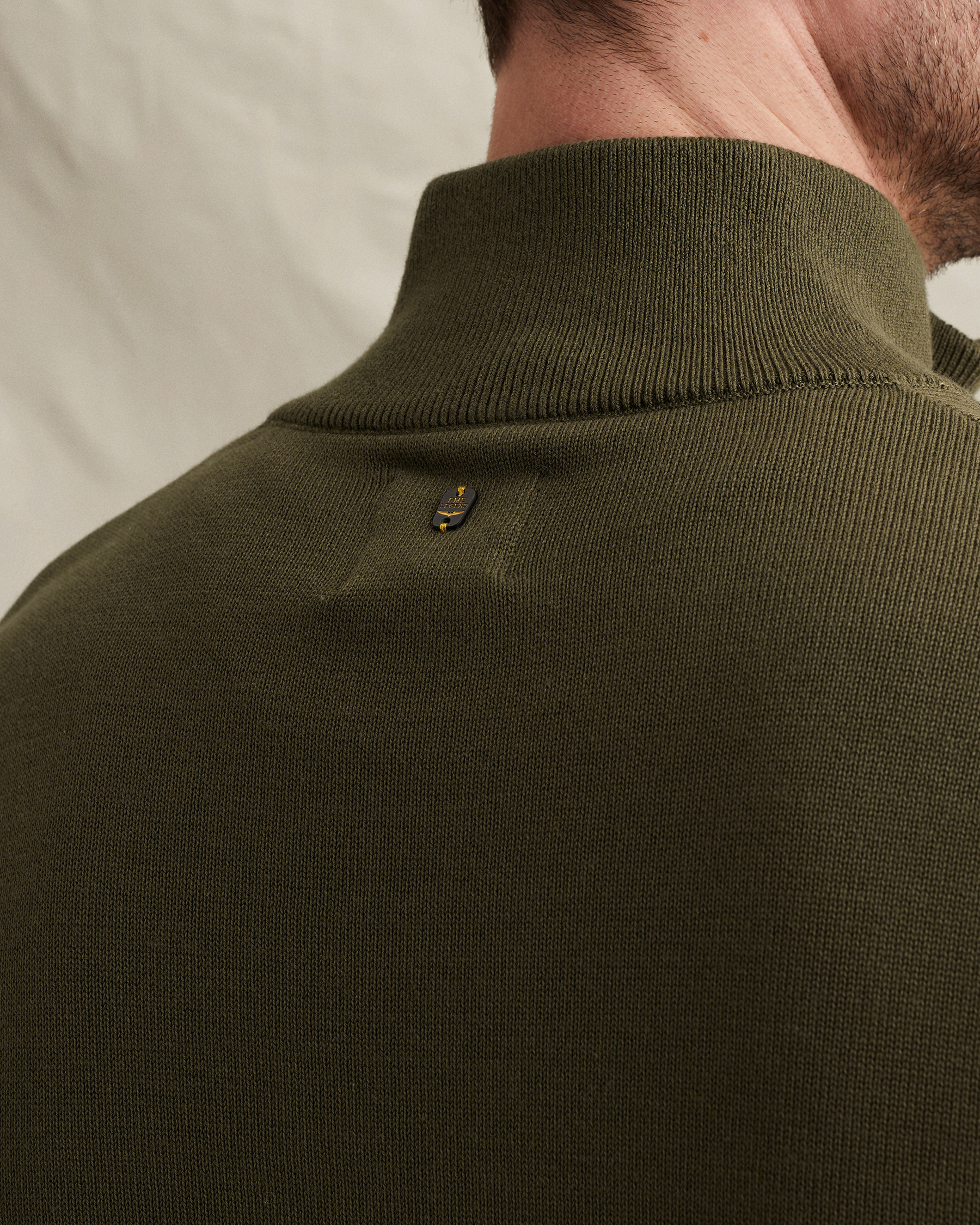PME Legend Pullover in cotton/modal with half-zipx