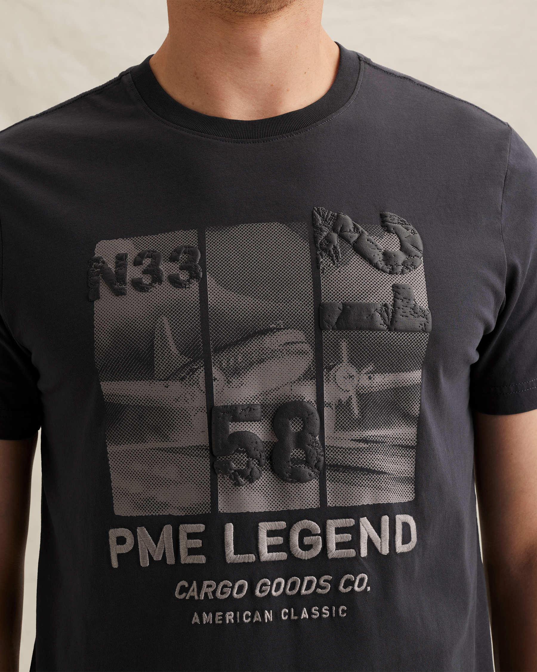 PME Legend T-shirt with mixed artworkx