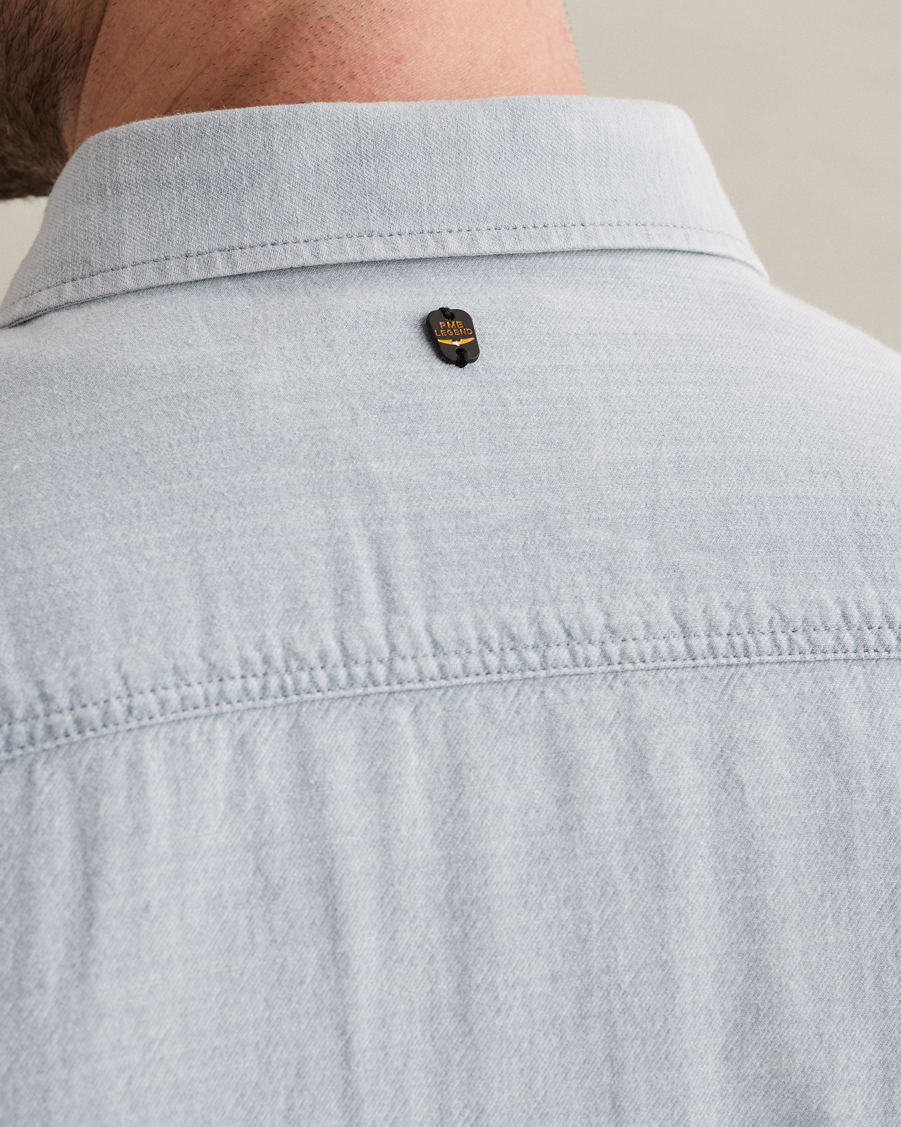 PME Legend Shirt with stripe pattern and chest pocketx