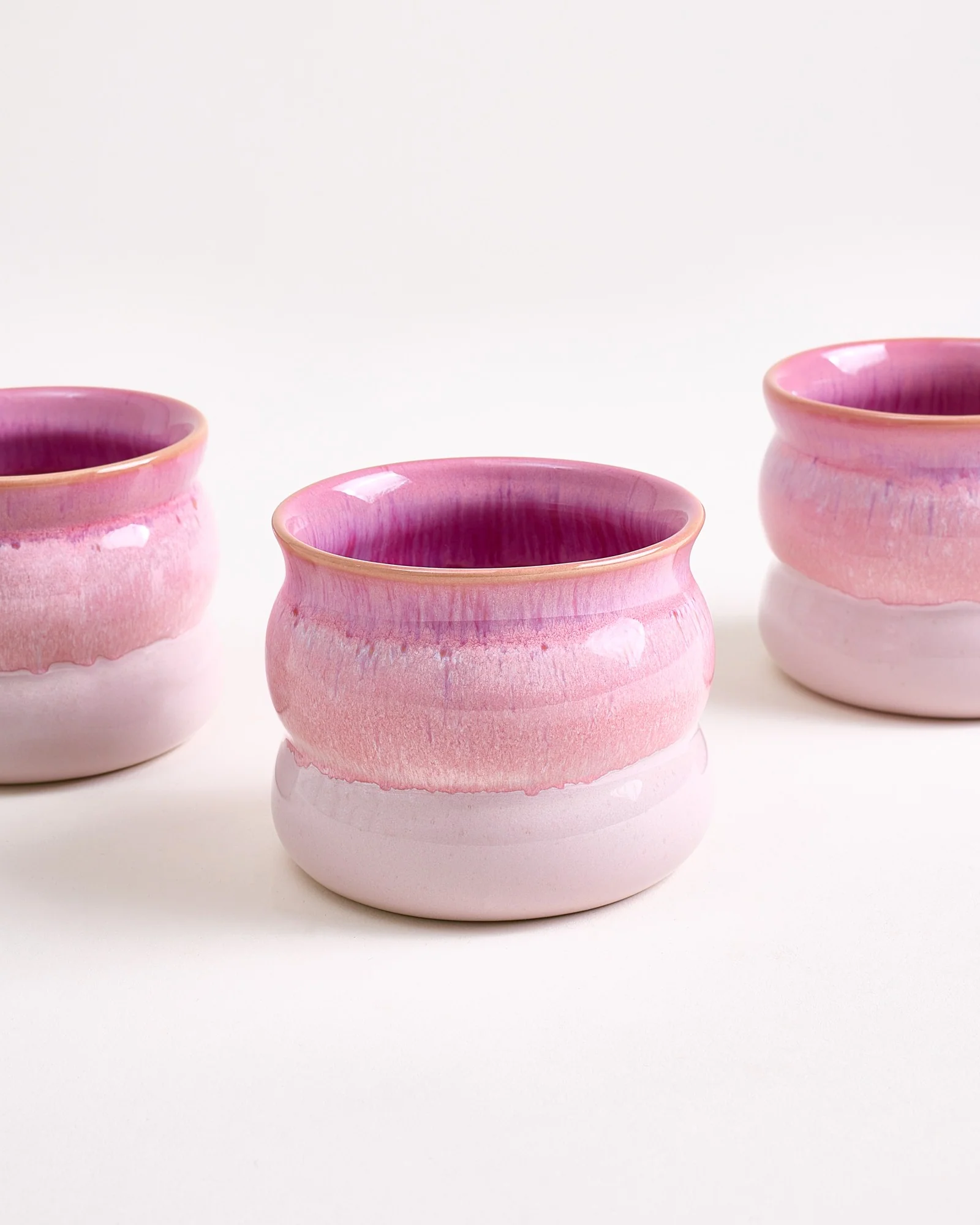 Bica - Small cup Bubble pink Set of 4