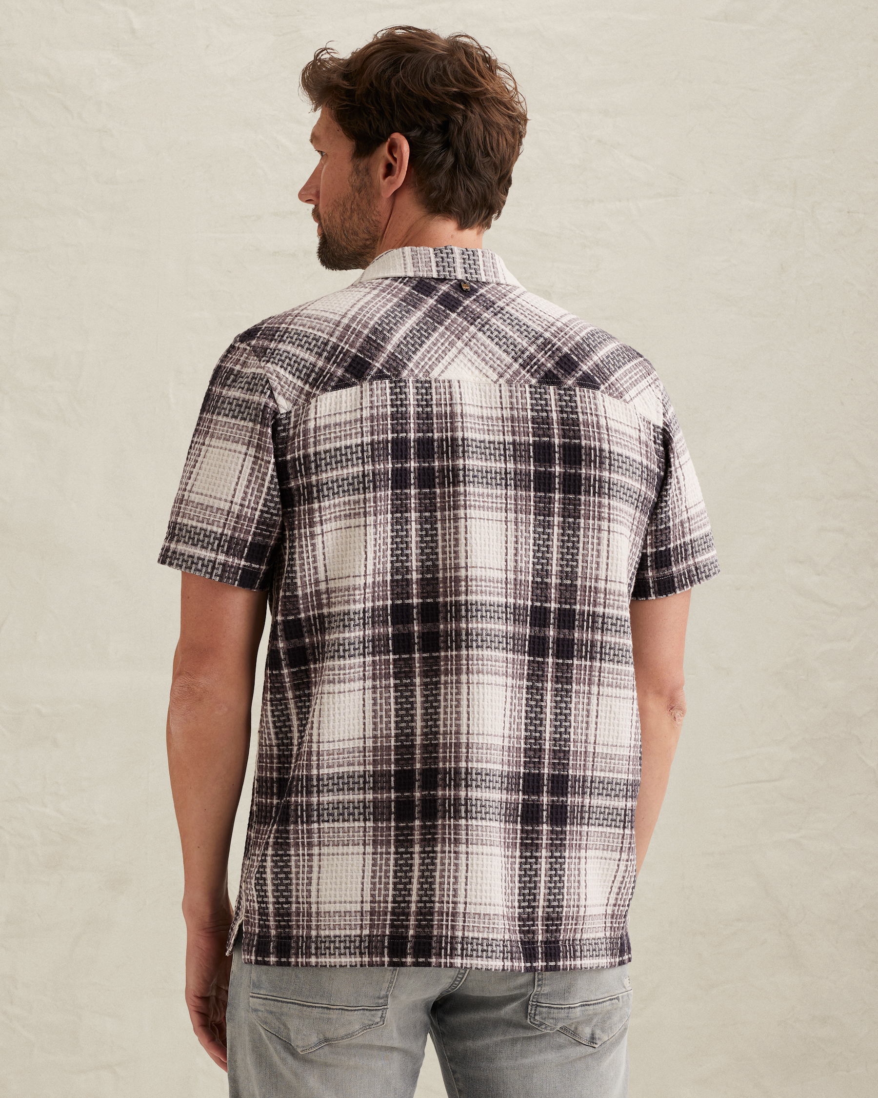 PME Legend Shirt with check pattern and bowling collarx