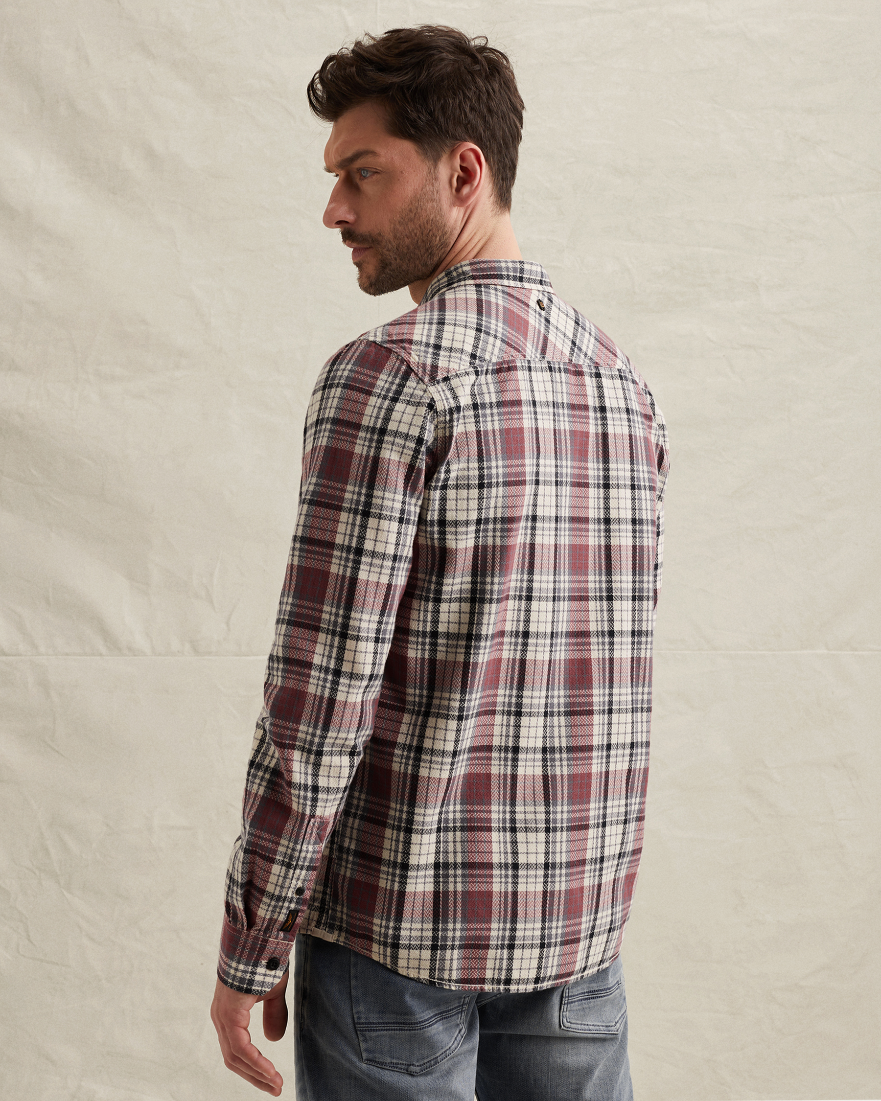 PME Legend Shirt with allover check patternx