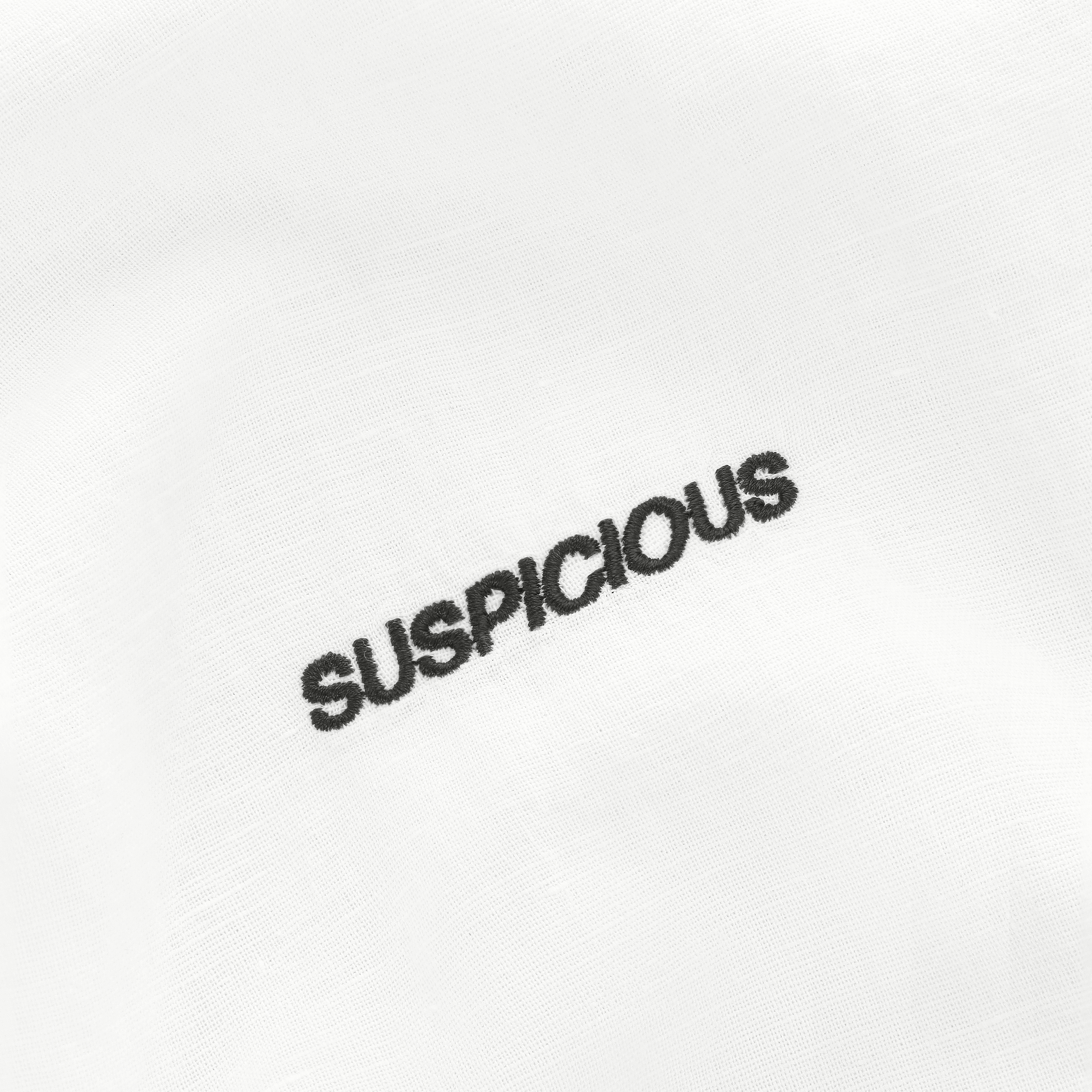 Suspicious Antwerp C&L / Essentials Linen Longsleeve Shirt - White